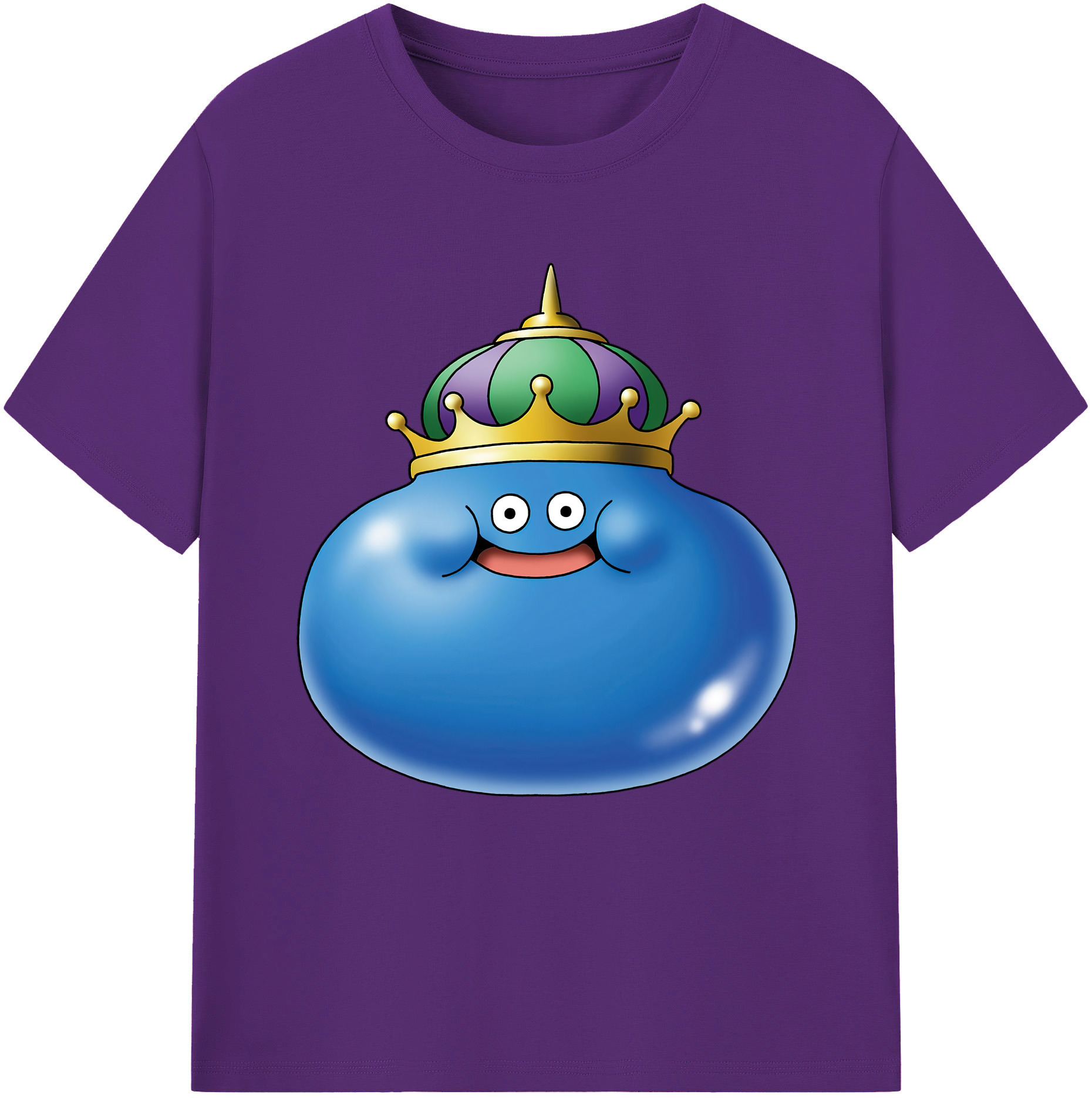 （画像用） ドラゴンクエスト Doragon Kuesuto Dragon Quest 綿100％半袖Tシャツ（フロントプリント）