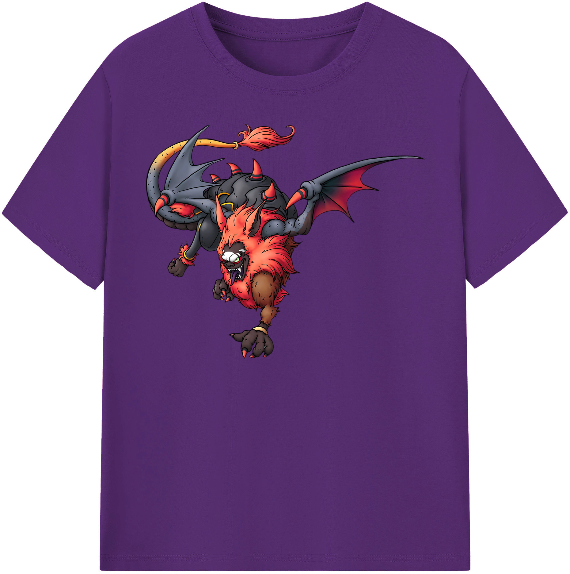 （画像用） ドラゴンクエスト Doragon Kuesuto Dragon Quest 綿100％半袖Tシャツ（フロントプリント）