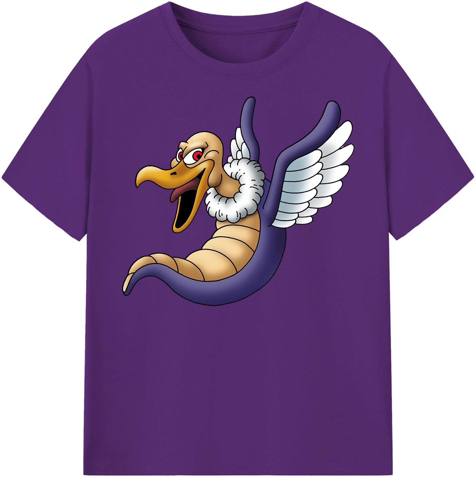 （画像用） ドラゴンクエスト Doragon Kuesuto Dragon Quest 綿100％半袖Tシャツ（フロントプリント）