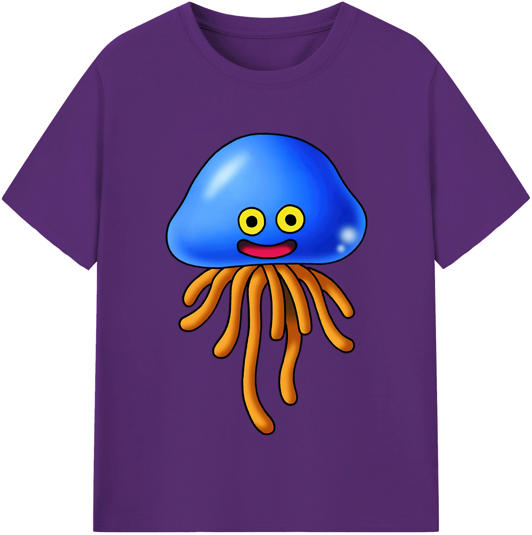 （画像用） ドラゴンクエスト Doragon Kuesuto Dragon Quest 綿100％半袖Tシャツ（フロントプリント）