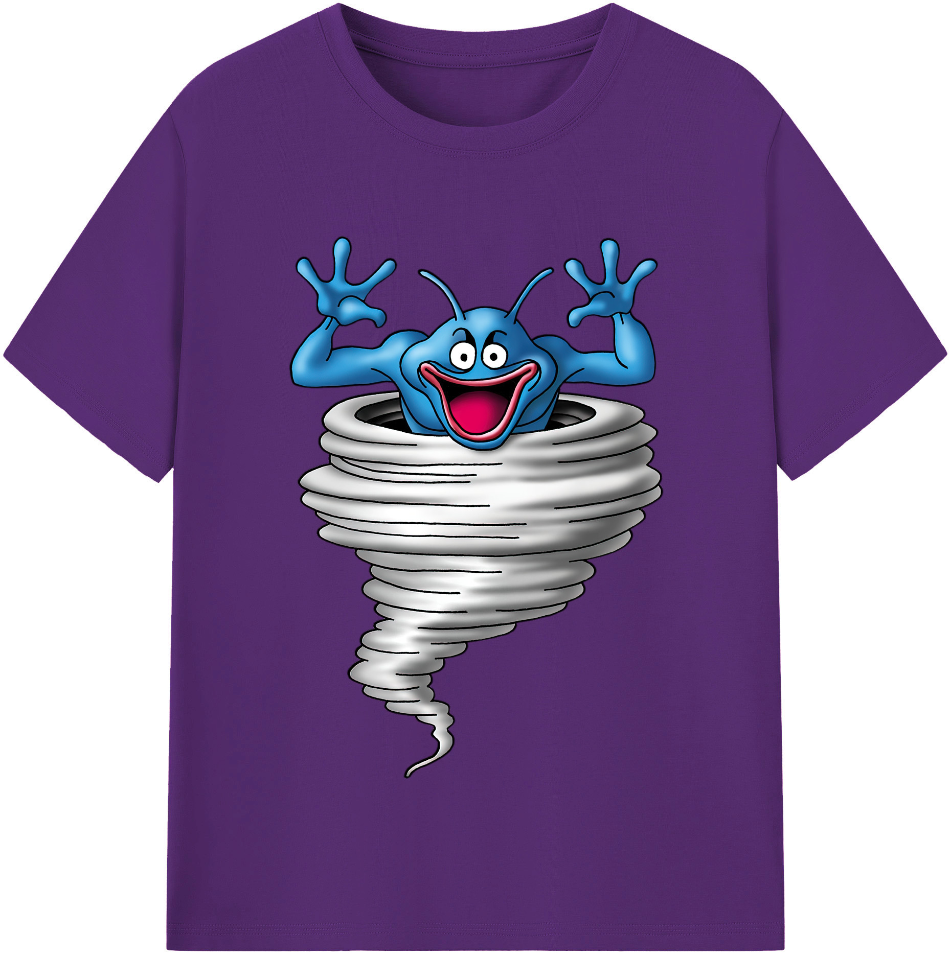 （画像用） ドラゴンクエスト Doragon Kuesuto Dragon Quest 綿100％半袖Tシャツ（フロントプリント）
