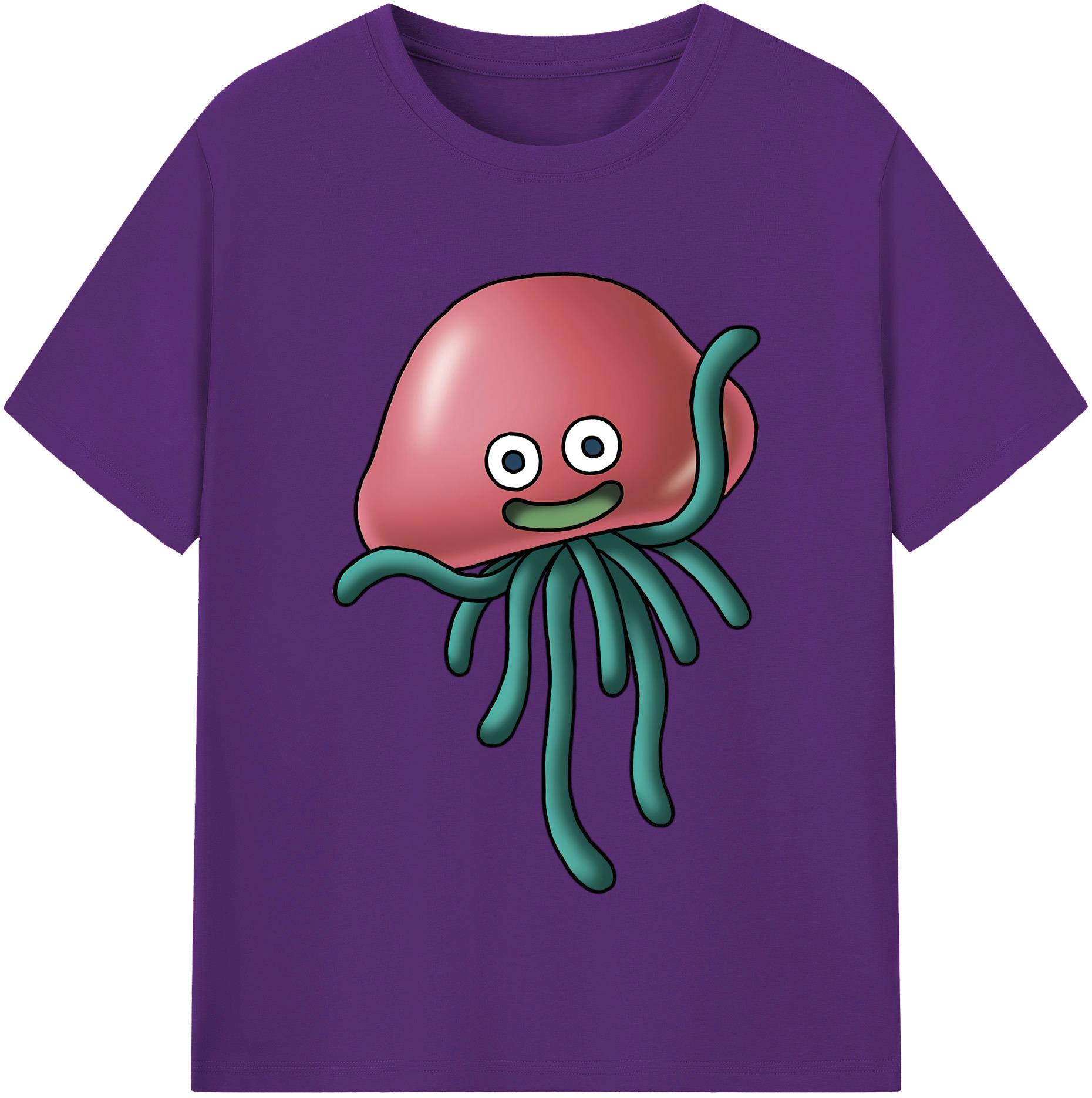 （画像用） ドラゴンクエスト Doragon Kuesuto Dragon Quest 綿100％半袖Tシャツ（フロントプリント）