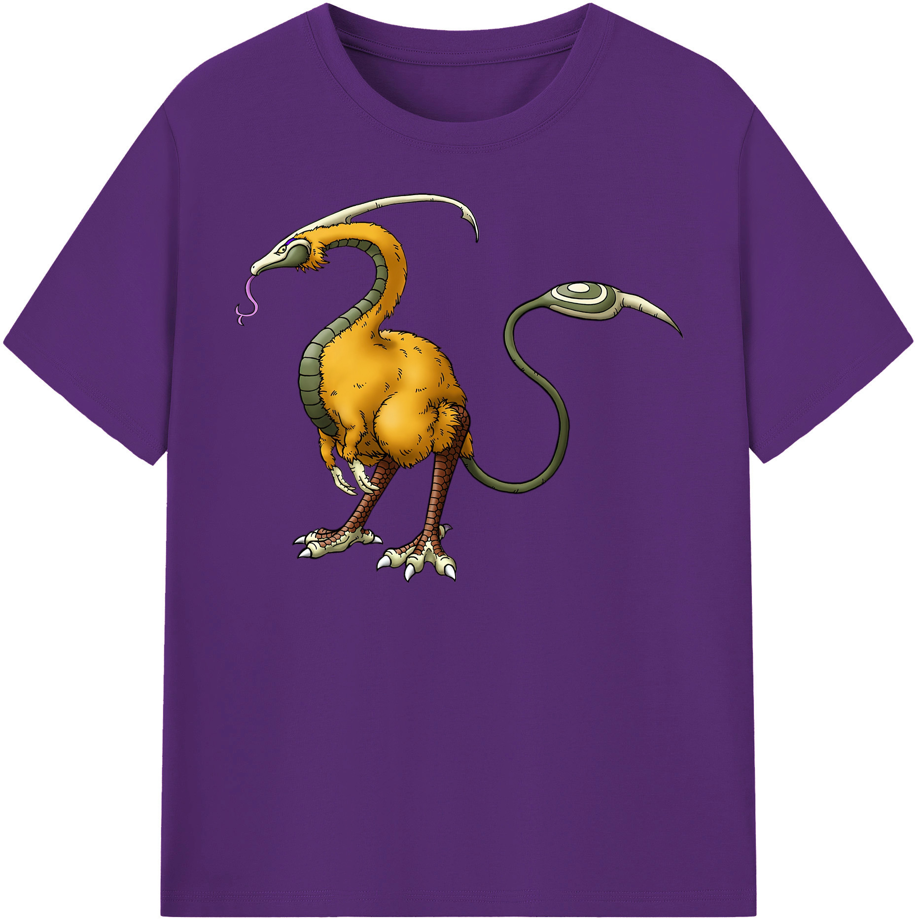 （画像用） ドラゴンクエスト Doragon Kuesuto Dragon Quest 綿100％半袖Tシャツ（フロントプリント）