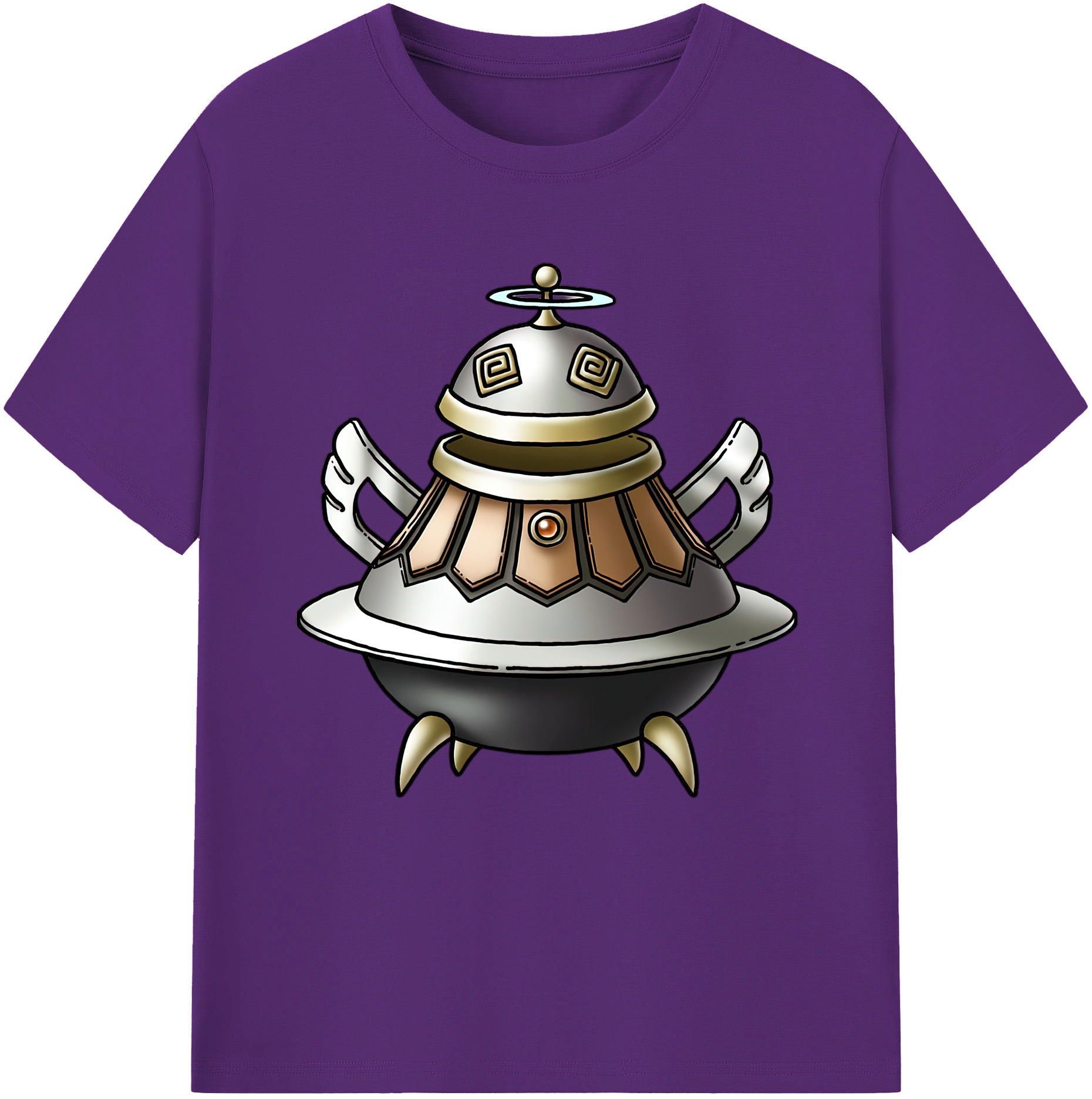 （画像用） ドラゴンクエスト Doragon Kuesuto Dragon Quest 綿100％半袖Tシャツ（フロントプリント）