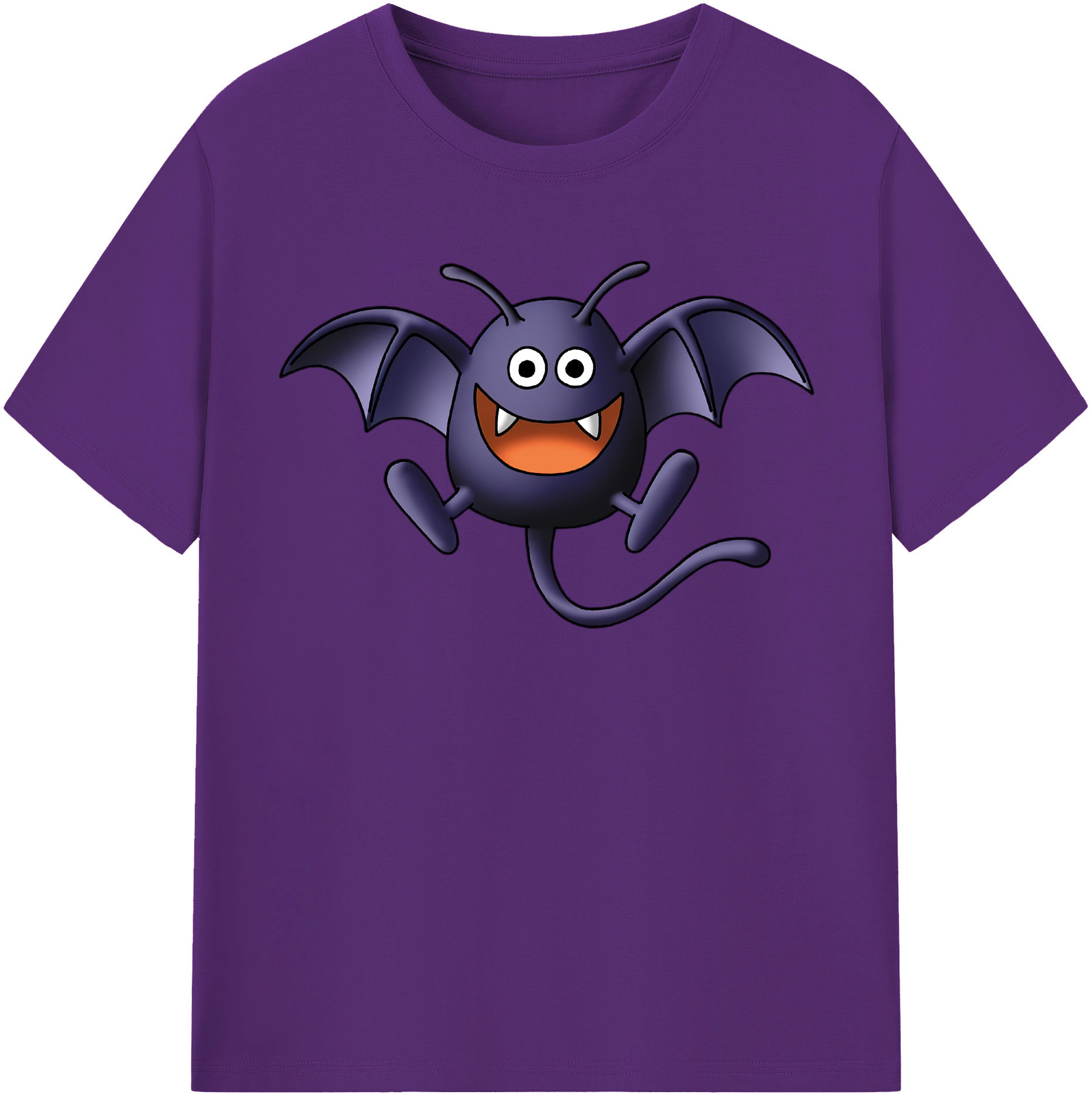 （画像用） ドラゴンクエスト Doragon Kuesuto Dragon Quest 綿100％半袖Tシャツ（フロントプリント）