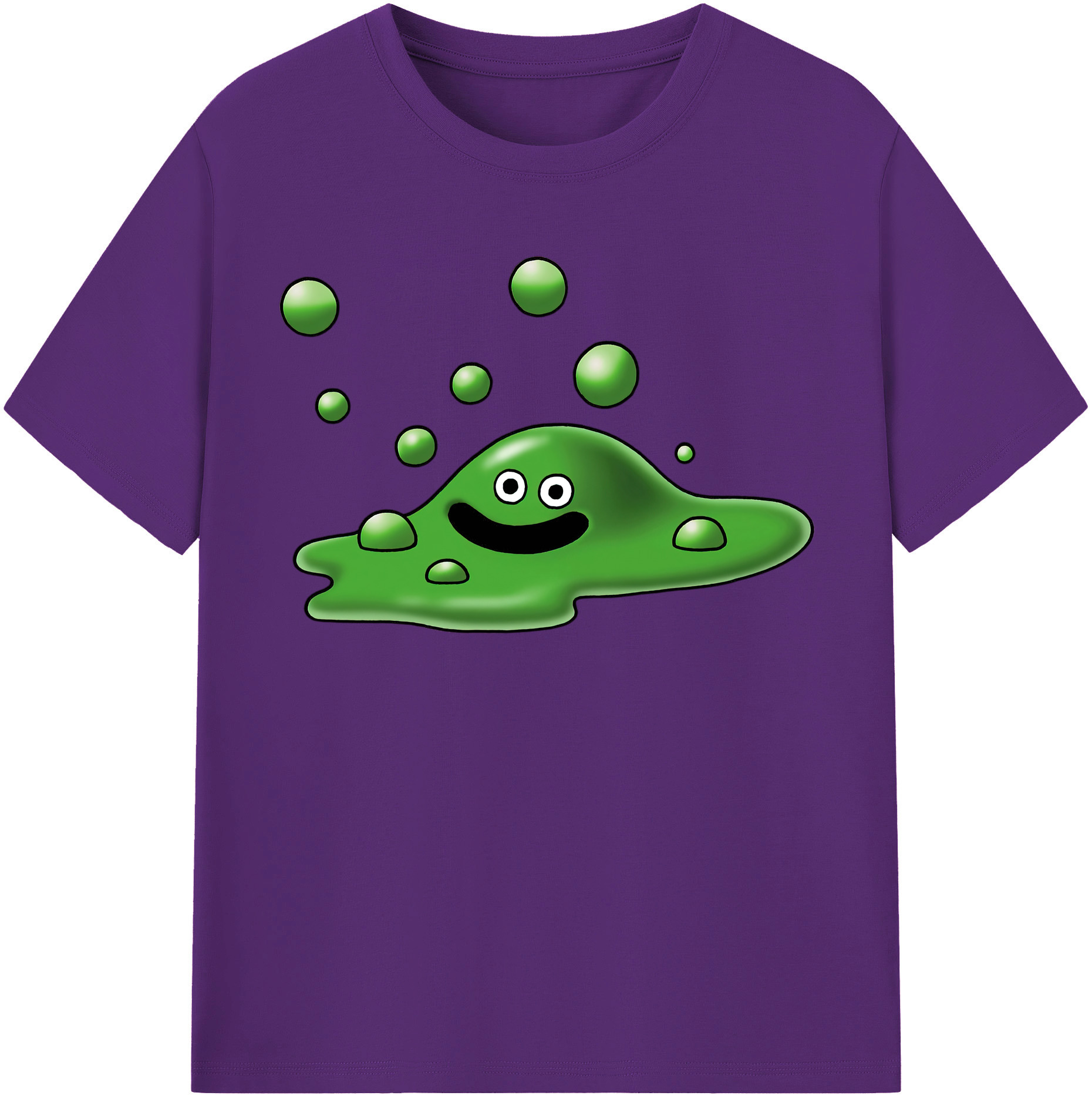 （画像用） ドラゴンクエスト Doragon Kuesuto Dragon Quest 綿100％半袖Tシャツ（フロントプリント）