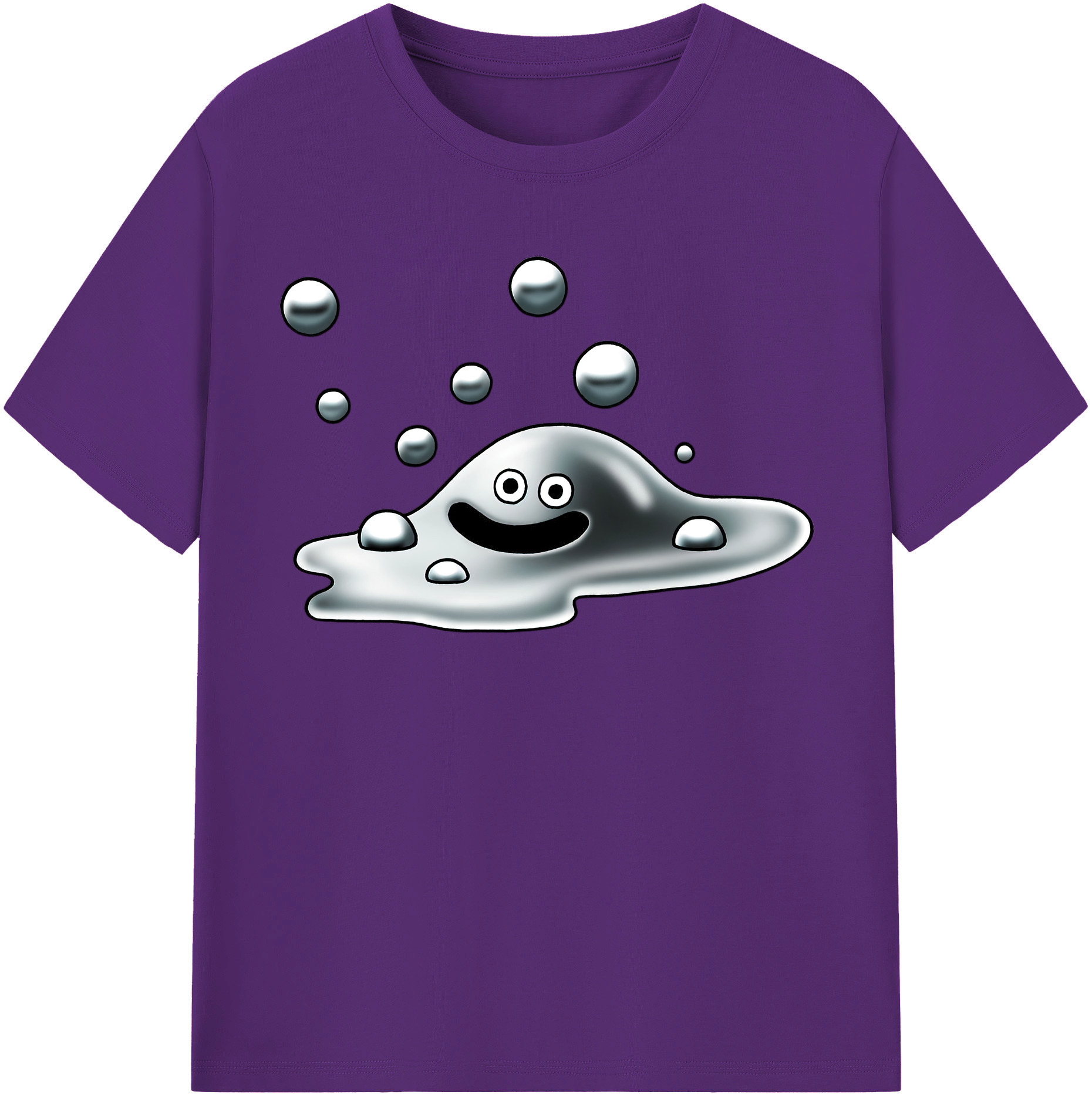 （画像用） ドラゴンクエスト Doragon Kuesuto Dragon Quest 綿100％半袖Tシャツ（フロントプリント）
