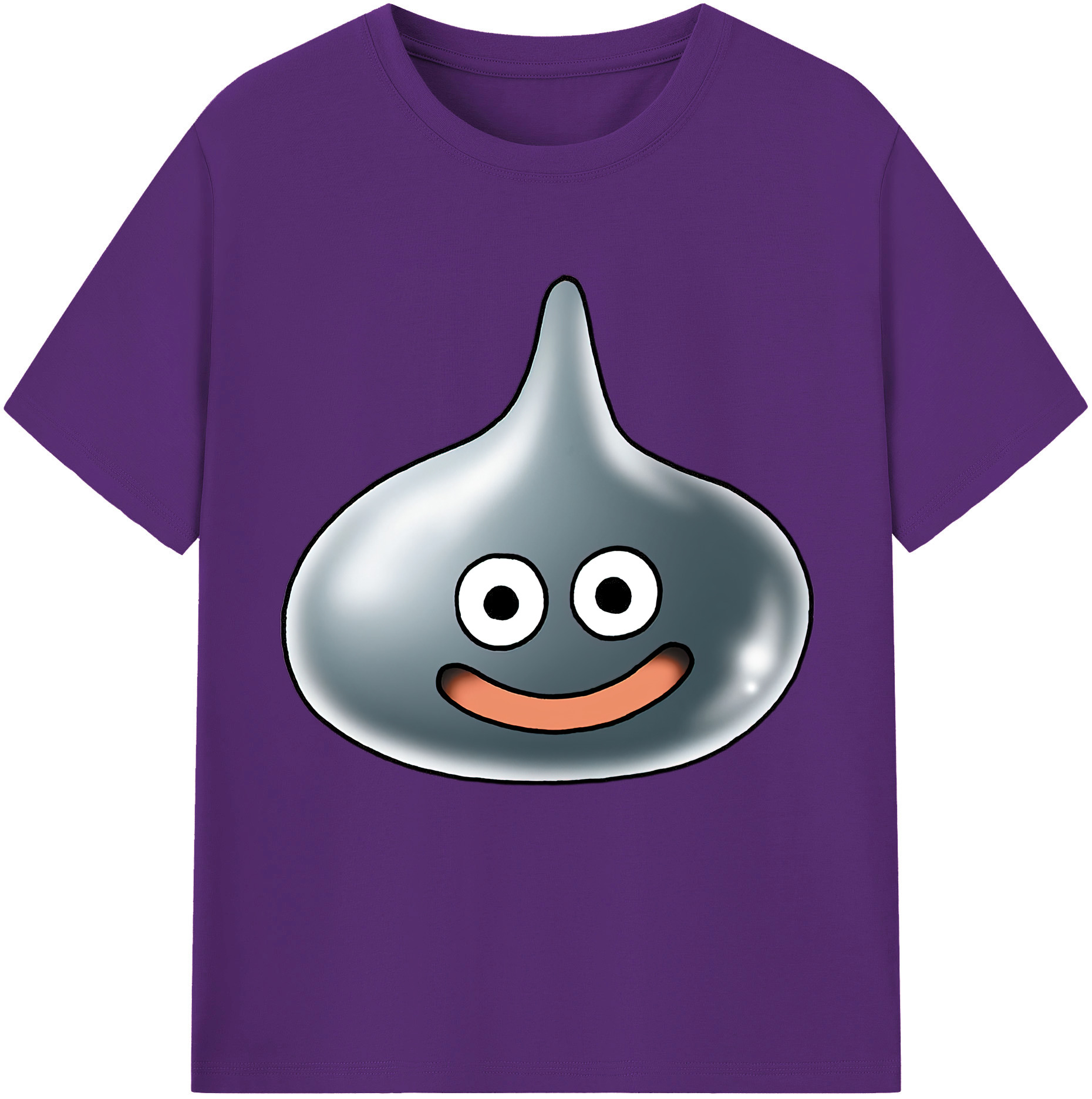 （画像用） ドラゴンクエスト Doragon Kuesuto Dragon Quest 綿100％半袖Tシャツ（フロントプリント）