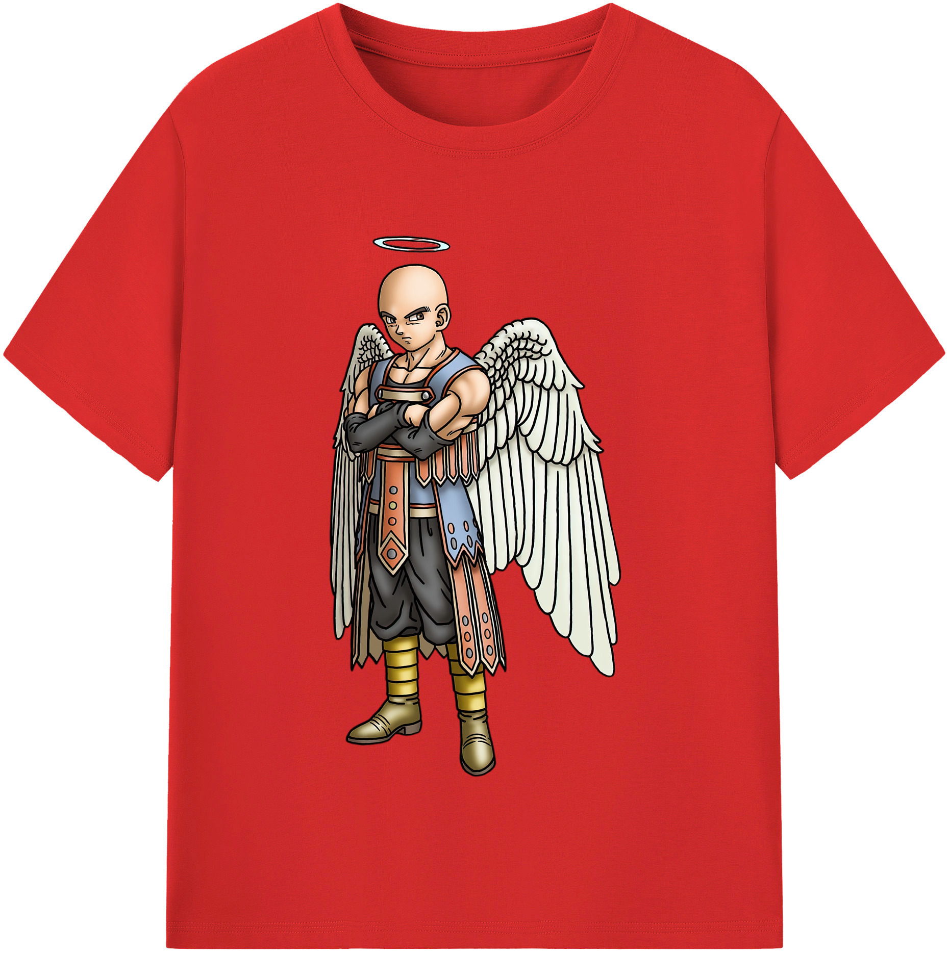 （画像用） ドラゴンクエスト Doragon Kuesuto Dragon Quest 綿100％半袖Tシャツ（フロントプリント）