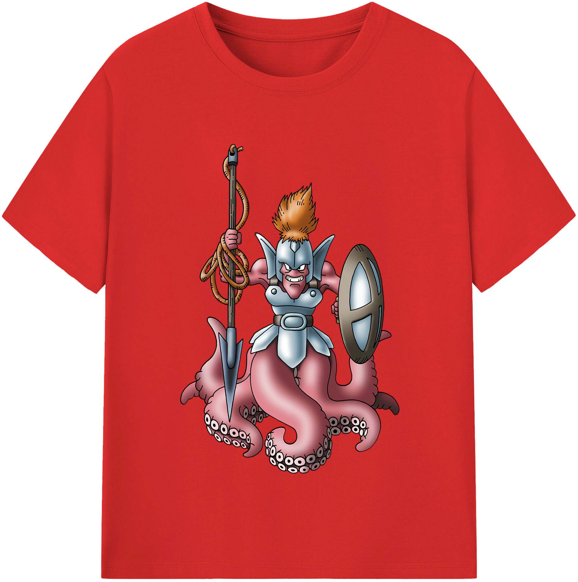 （画像用） ドラゴンクエスト Doragon Kuesuto Dragon Quest 綿100％半袖Tシャツ（フロントプリント）