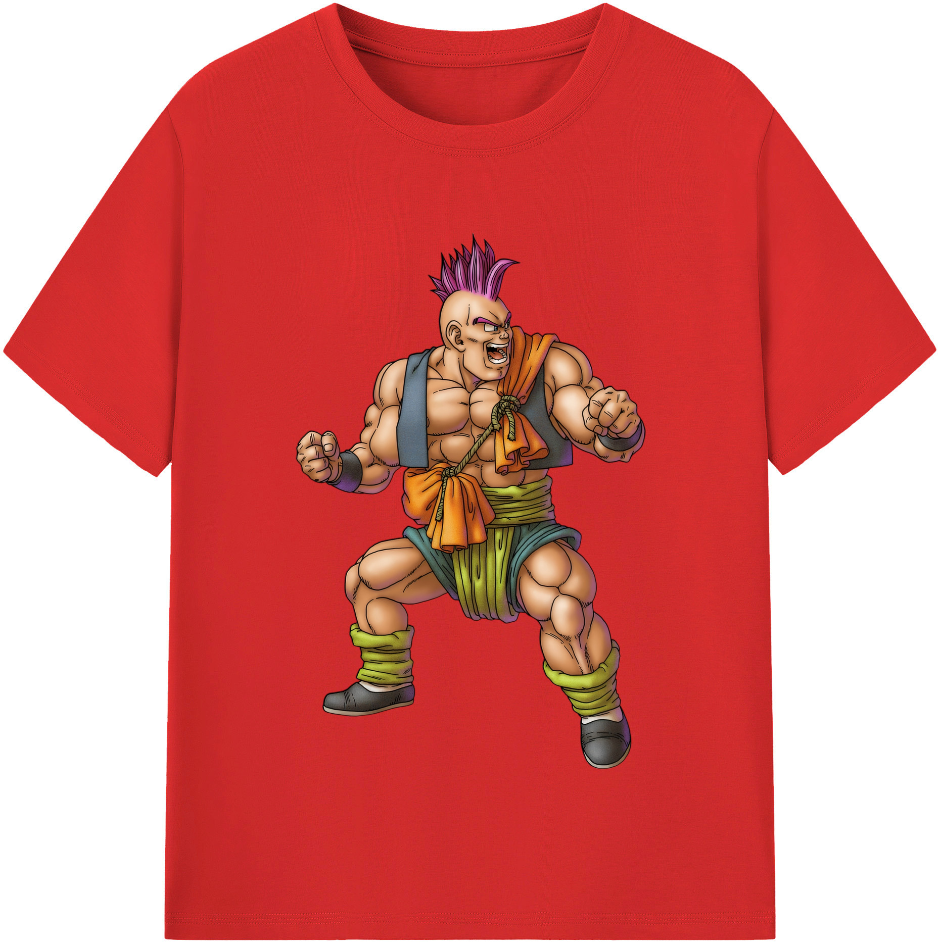 （画像用） ドラゴンクエスト Doragon Kuesuto Dragon Quest 綿100％半袖Tシャツ（フロントプリント）