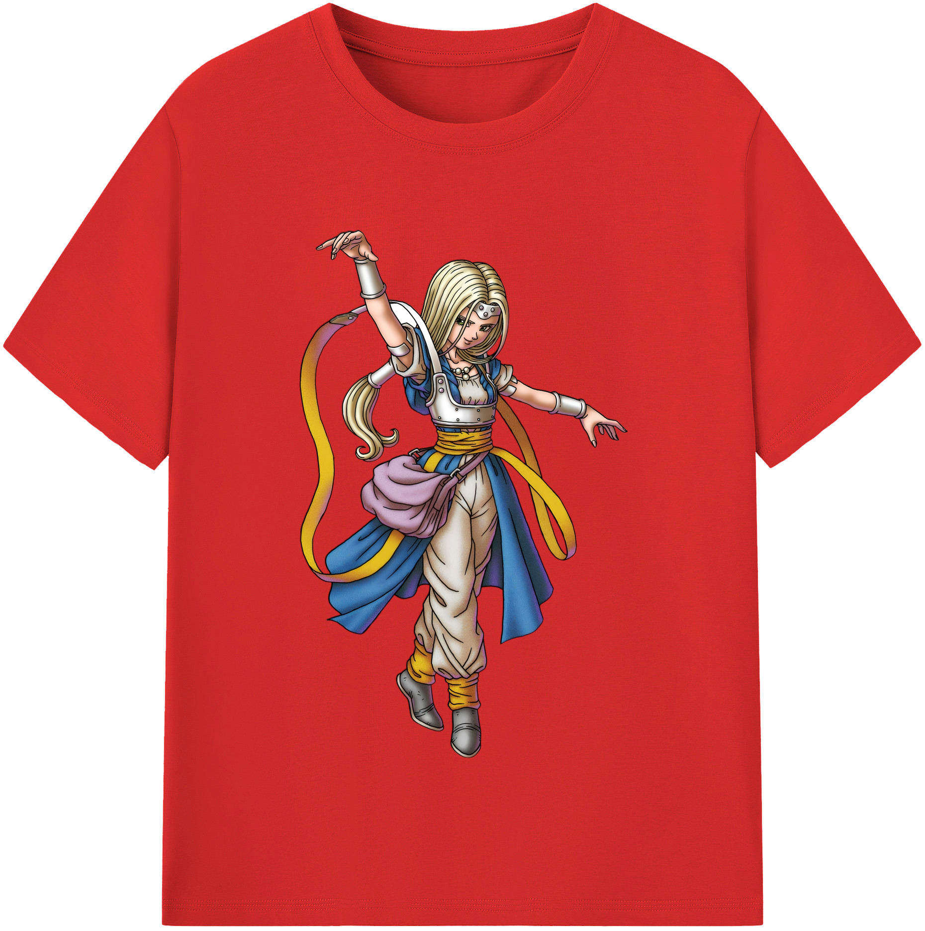 （画像用） ドラゴンクエスト Doragon Kuesuto Dragon Quest 綿100％半袖Tシャツ（フロントプリント）