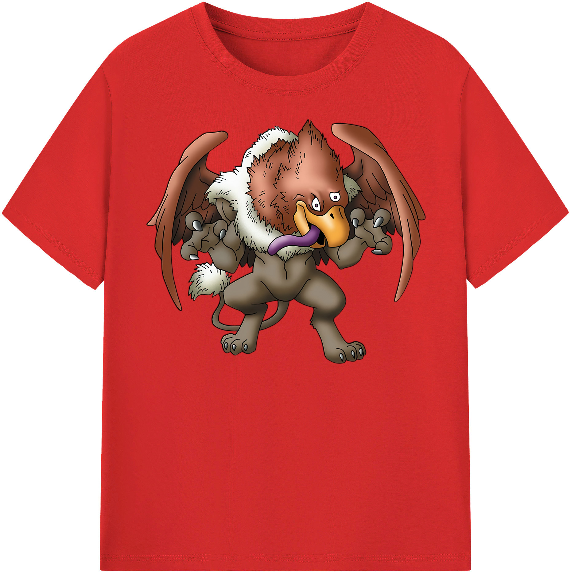 （画像用） ドラゴンクエスト Doragon Kuesuto Dragon Quest 綿100％半袖Tシャツ（フロントプリント）