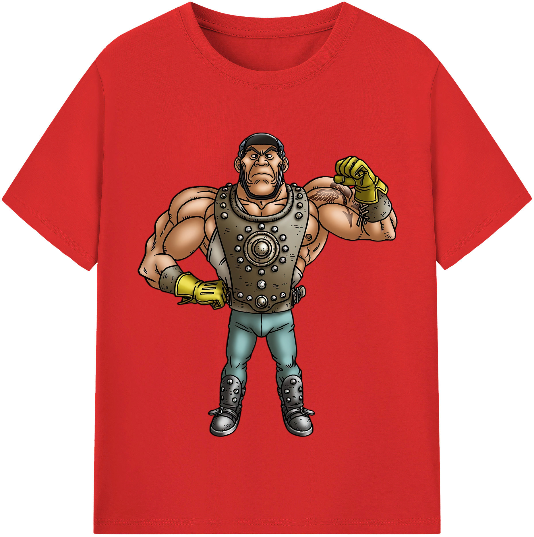 （画像用） ドラゴンクエスト Doragon Kuesuto Dragon Quest 綿100％半袖Tシャツ（フロントプリント）