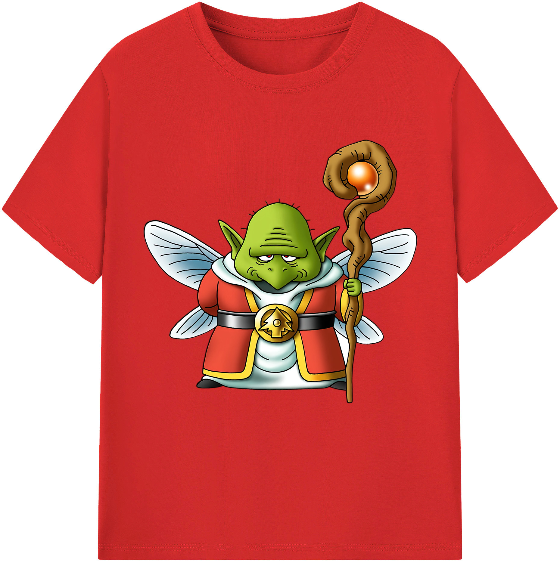（画像用） ドラゴンクエスト Doragon Kuesuto Dragon Quest 綿100％半袖Tシャツ（フロントプリント）