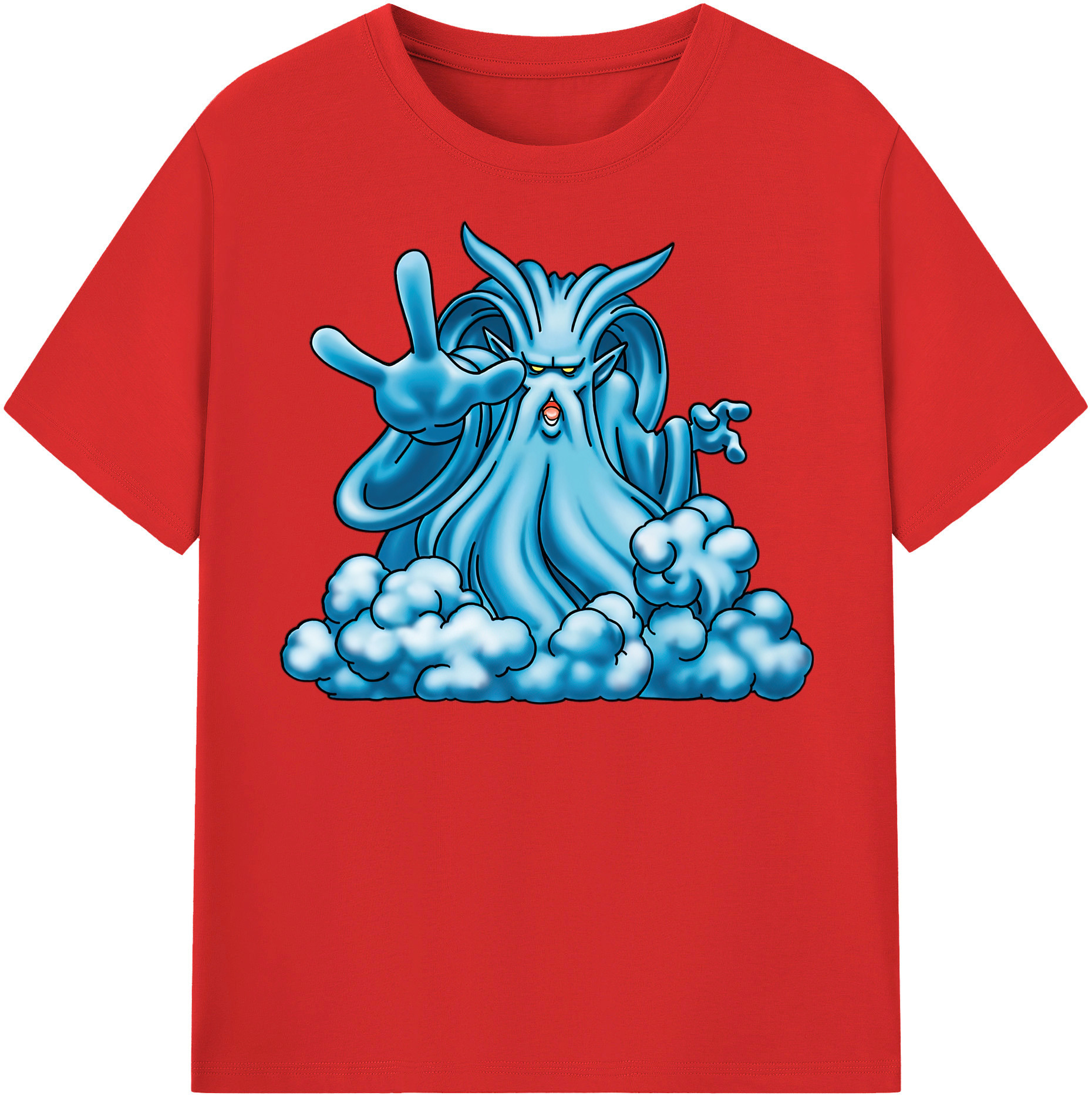 （画像用） ドラゴンクエスト Doragon Kuesuto Dragon Quest 綿100％半袖Tシャツ（フロントプリント）