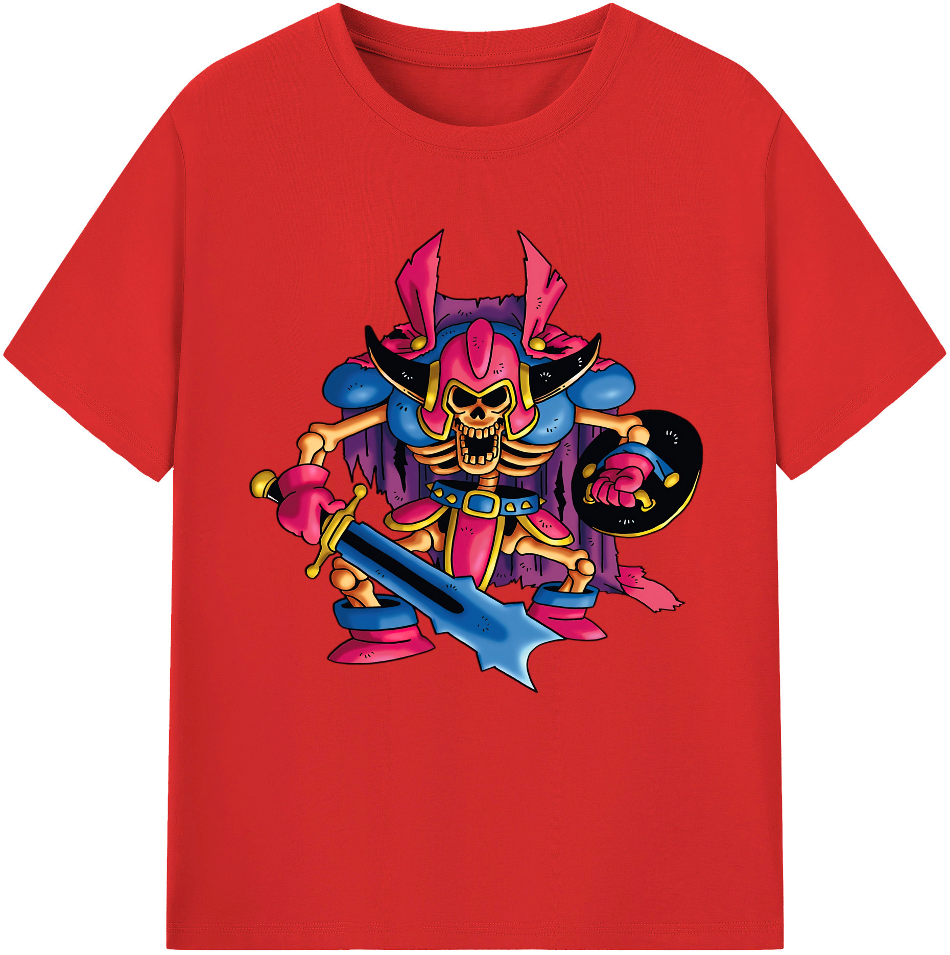 （画像用） ドラゴンクエスト Doragon Kuesuto Dragon Quest 綿100％半袖Tシャツ（フロントプリント）