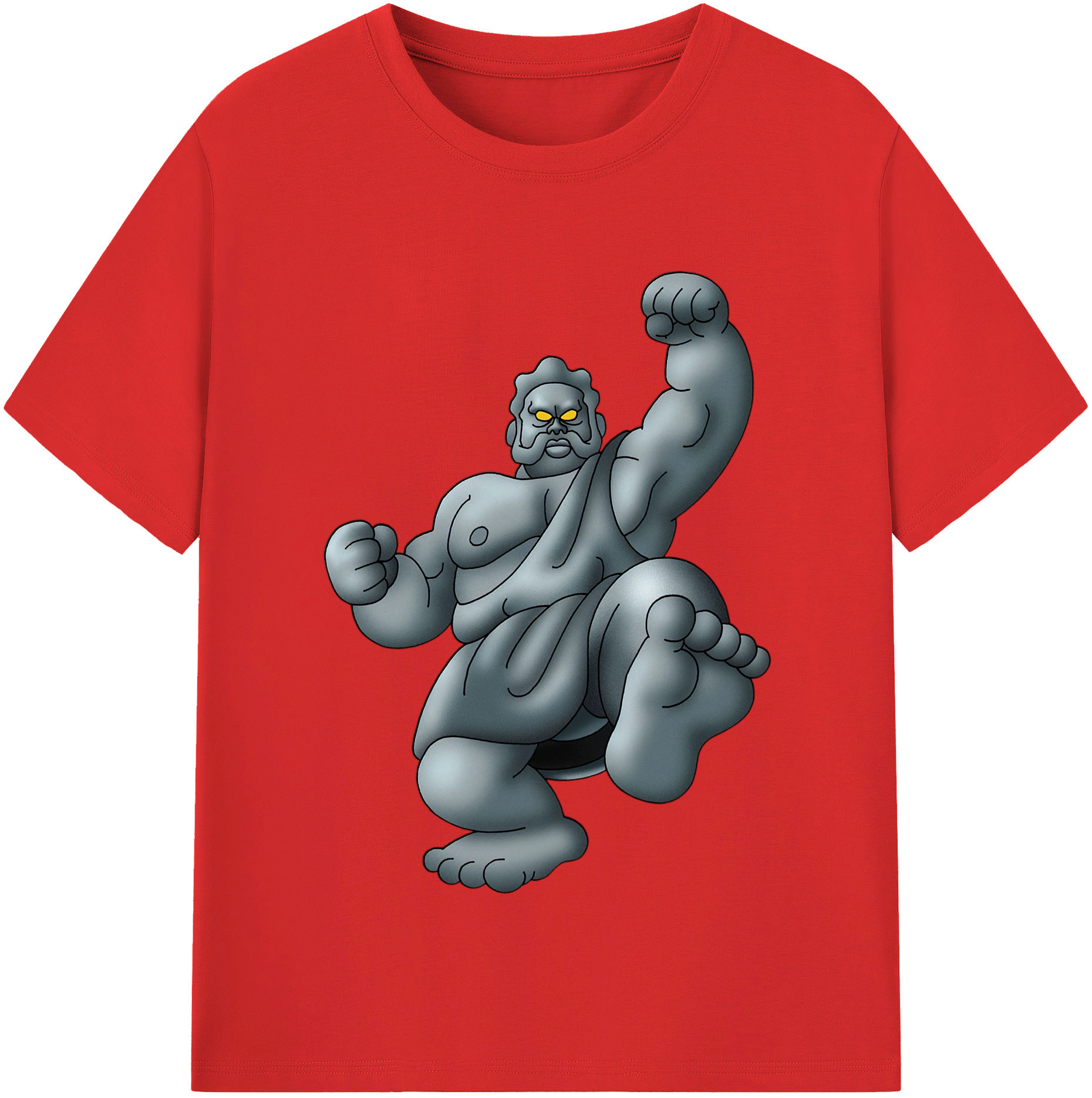 （画像用） ドラゴンクエスト Doragon Kuesuto Dragon Quest 綿100％半袖Tシャツ（フロントプリント）