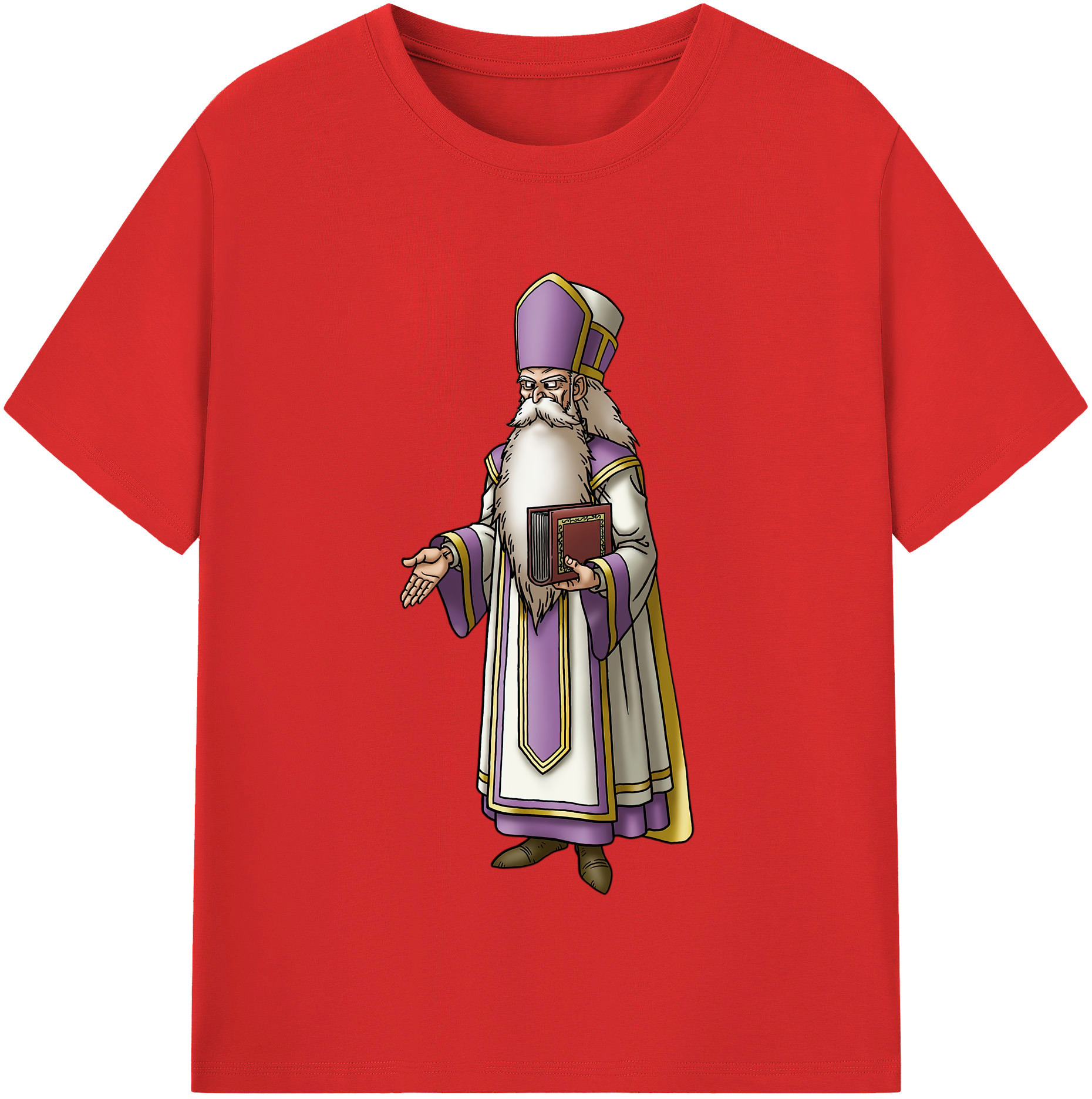 （画像用） ドラゴンクエスト Doragon Kuesuto Dragon Quest 綿100％半袖Tシャツ（フロントプリント）