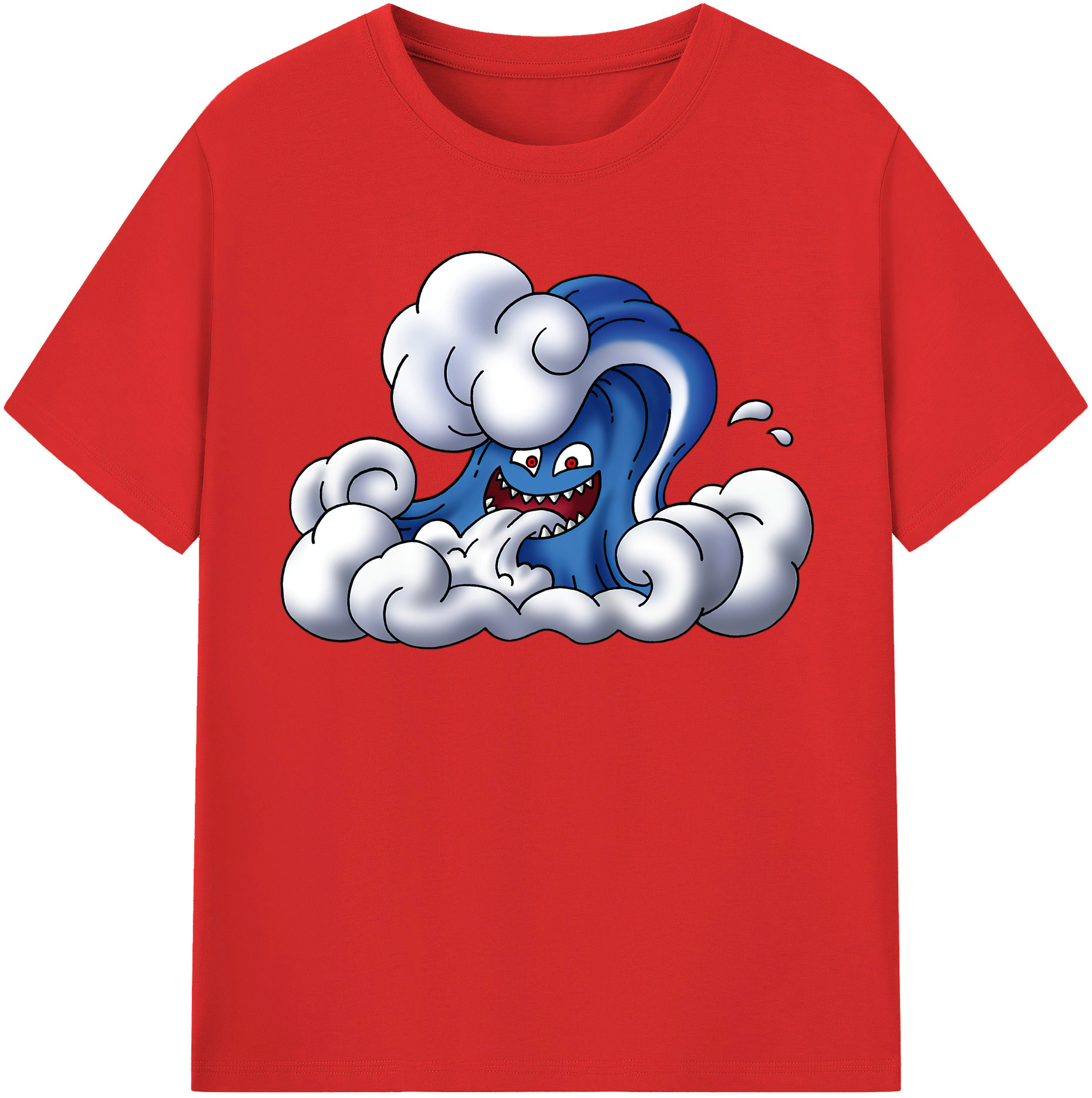 （画像用） ドラゴンクエスト Doragon Kuesuto Dragon Quest 綿100％半袖Tシャツ（フロントプリント）