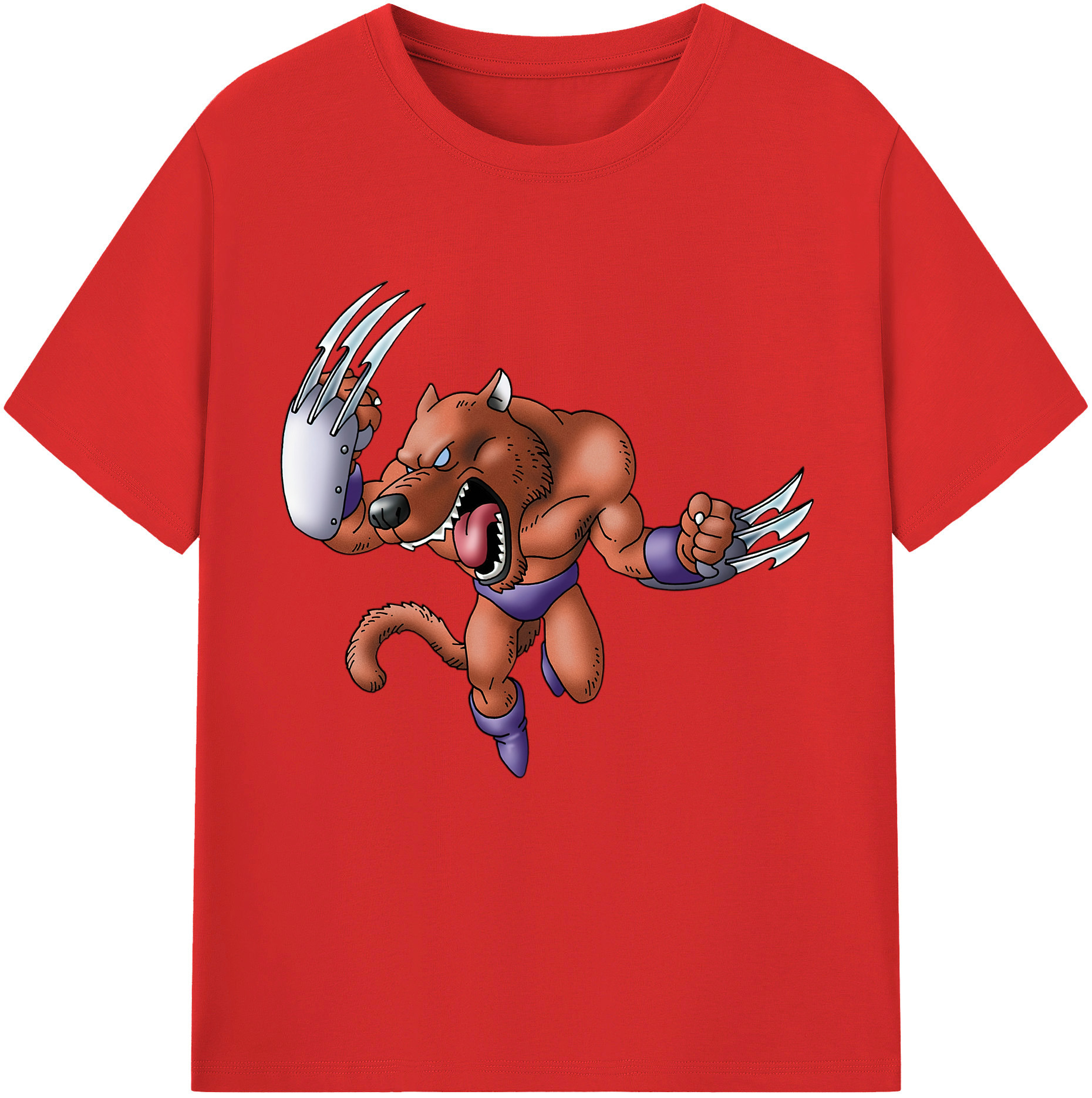 （画像用） ドラゴンクエスト Doragon Kuesuto Dragon Quest 綿100％半袖Tシャツ（フロントプリント）