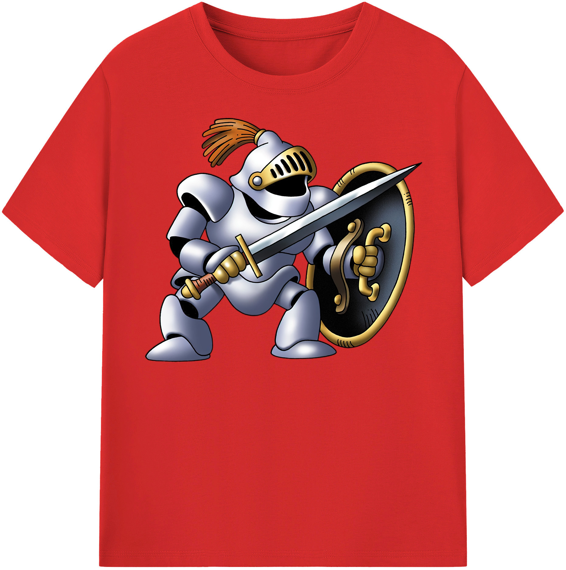 （画像用） ドラゴンクエスト Doragon Kuesuto Dragon Quest 綿100％半袖Tシャツ（フロントプリント）