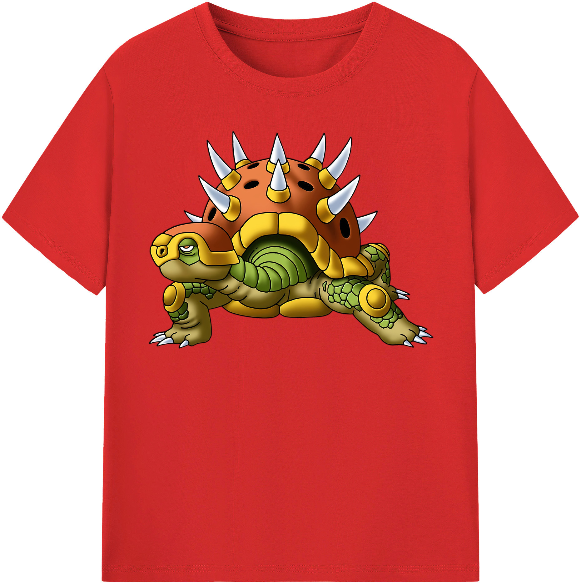 （画像用） ドラゴンクエスト Doragon Kuesuto Dragon Quest 綿100％半袖Tシャツ（フロントプリント）