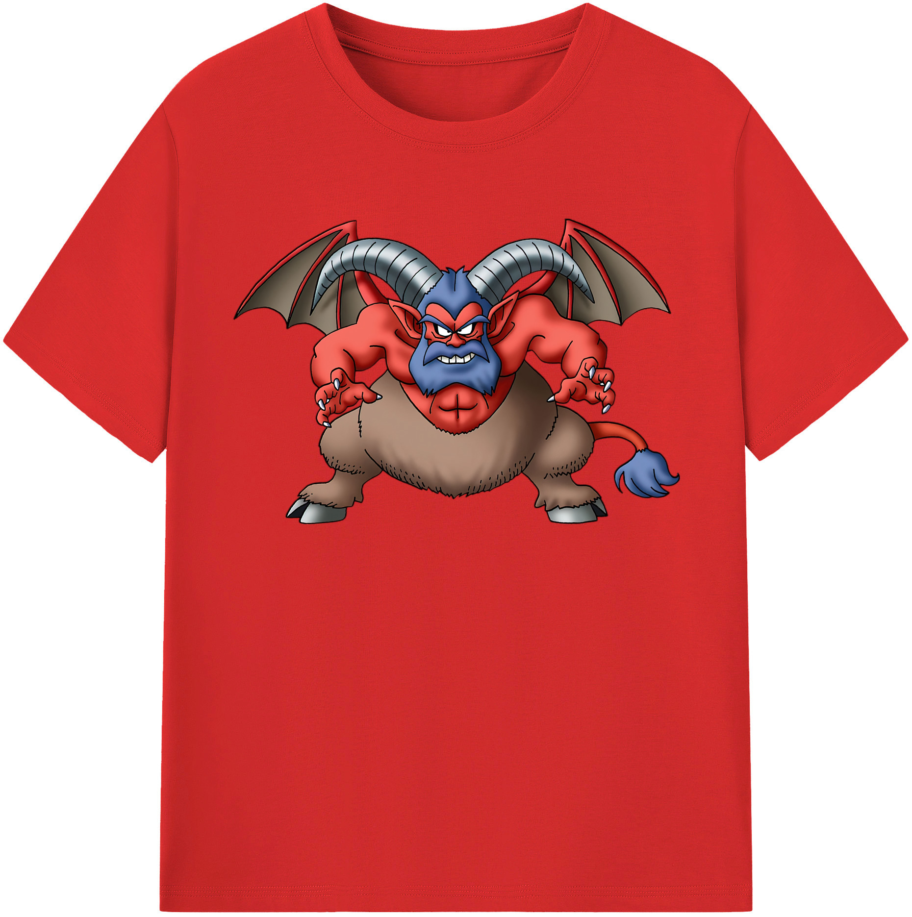 （画像用） ドラゴンクエスト Doragon Kuesuto Dragon Quest 綿100％半袖Tシャツ（フロントプリント）