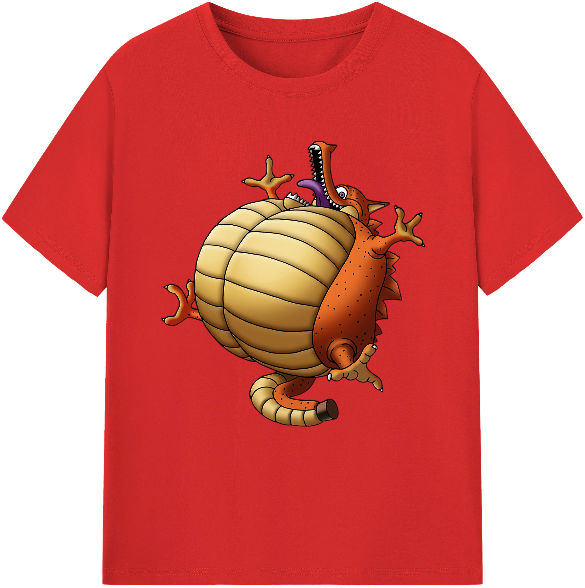 （画像用） ドラゴンクエスト Doragon Kuesuto Dragon Quest 綿100％半袖Tシャツ（フロントプリント）