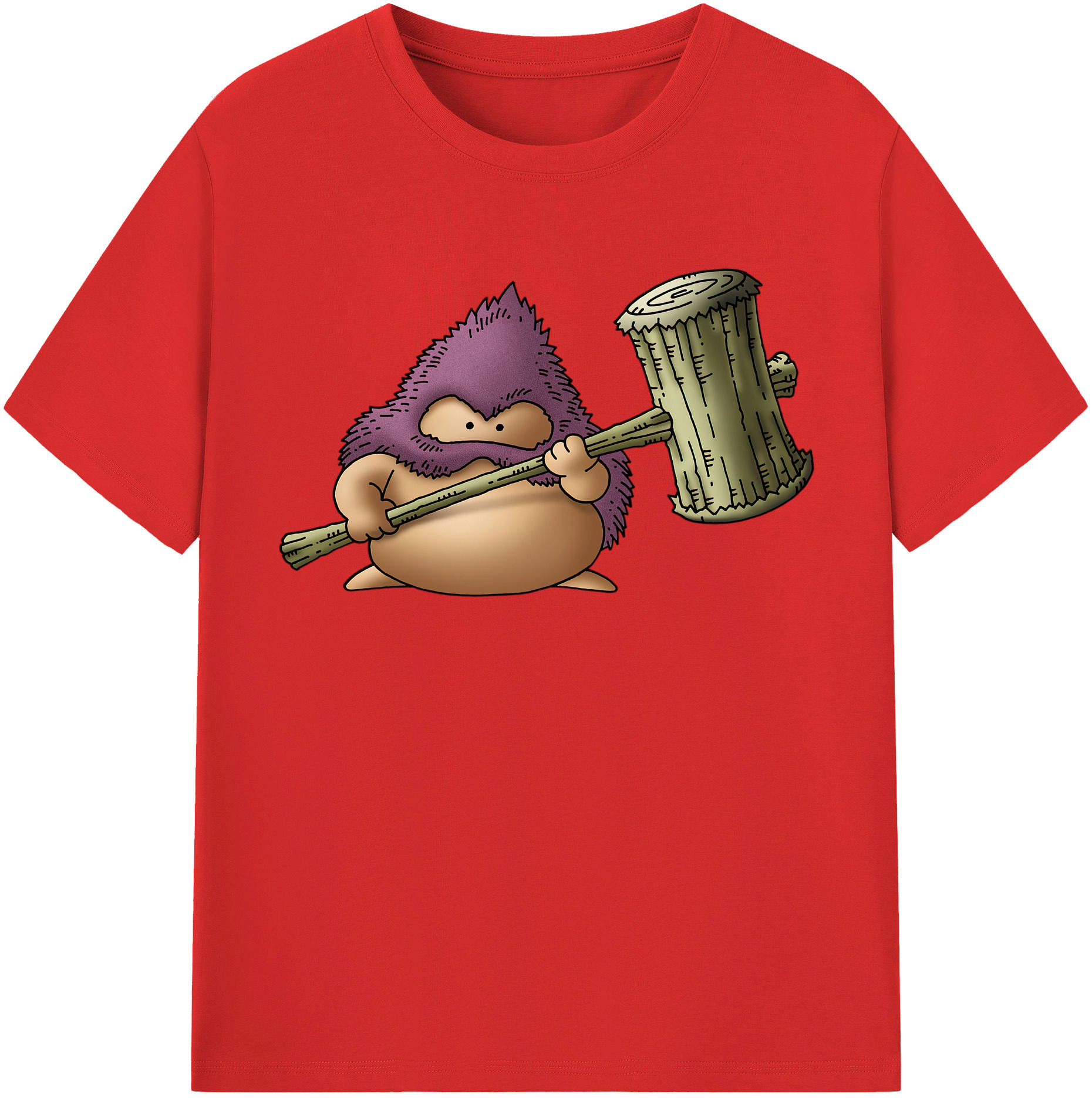 （画像用） ドラゴンクエスト Doragon Kuesuto Dragon Quest 綿100％半袖Tシャツ（フロントプリント）