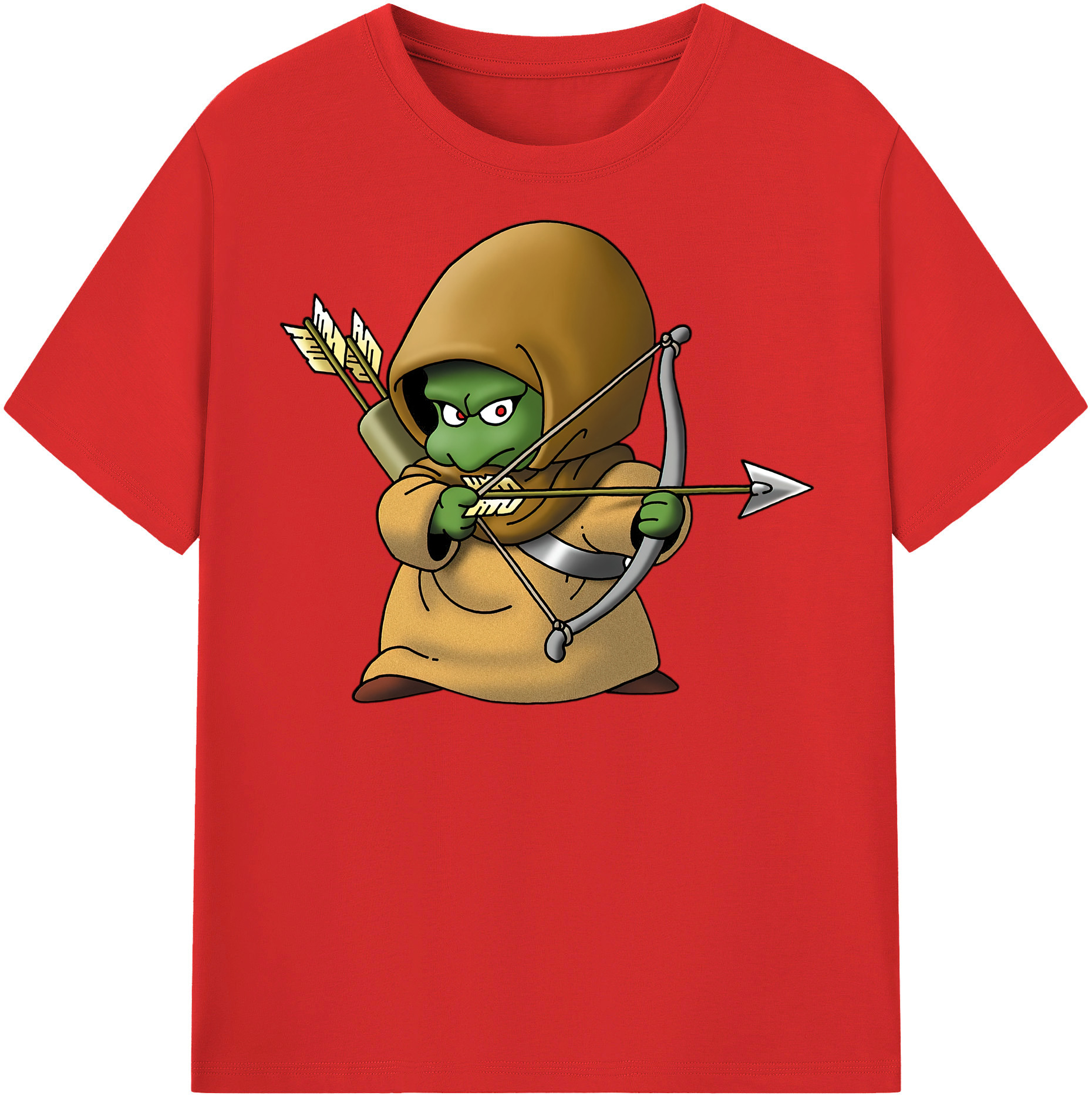 （画像用） ドラゴンクエスト Doragon Kuesuto Dragon Quest 綿100％半袖Tシャツ（フロントプリント）