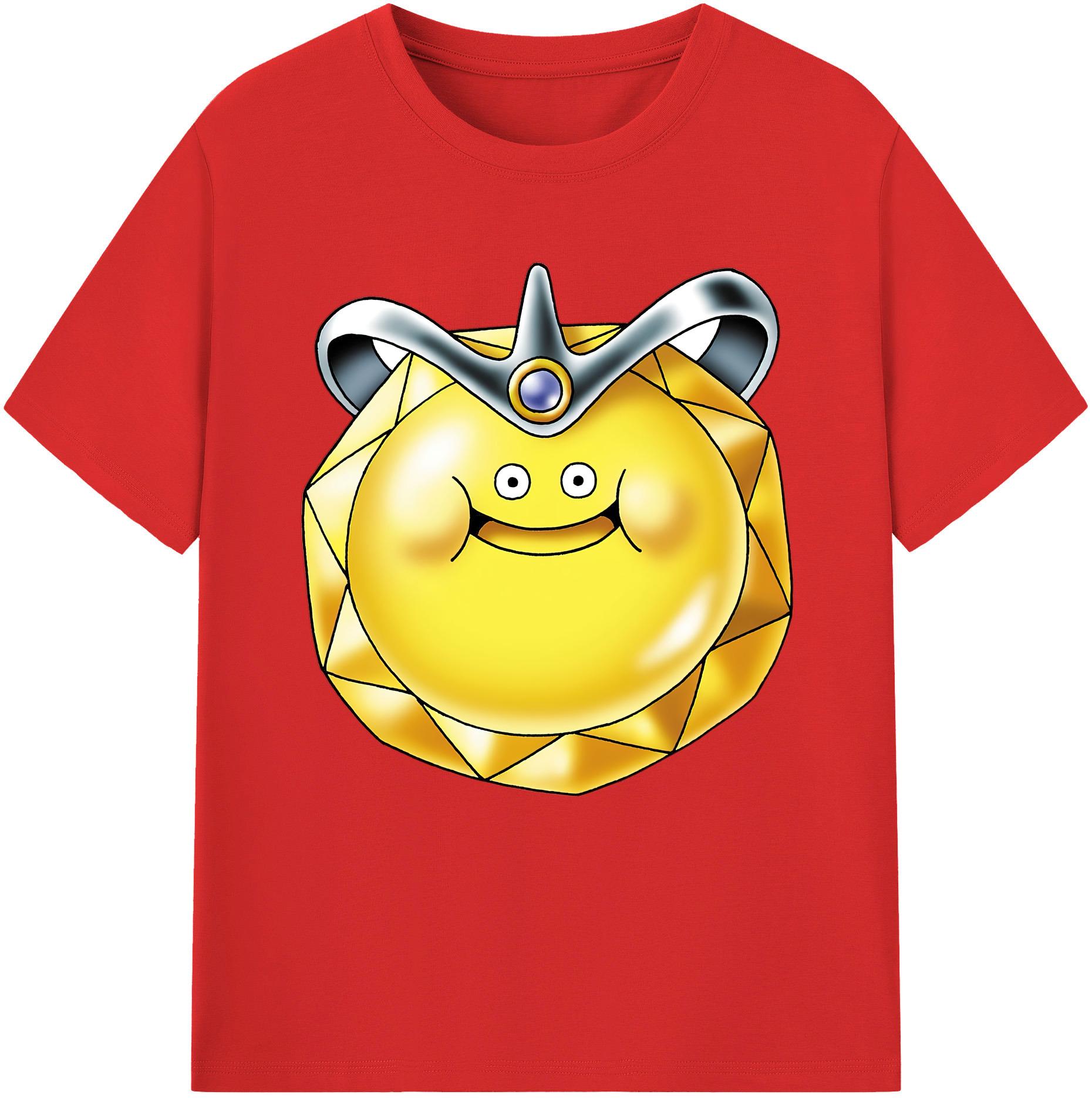 （画像用） ドラゴンクエスト Doragon Kuesuto Dragon Quest 綿100％半袖Tシャツ（フロントプリント）