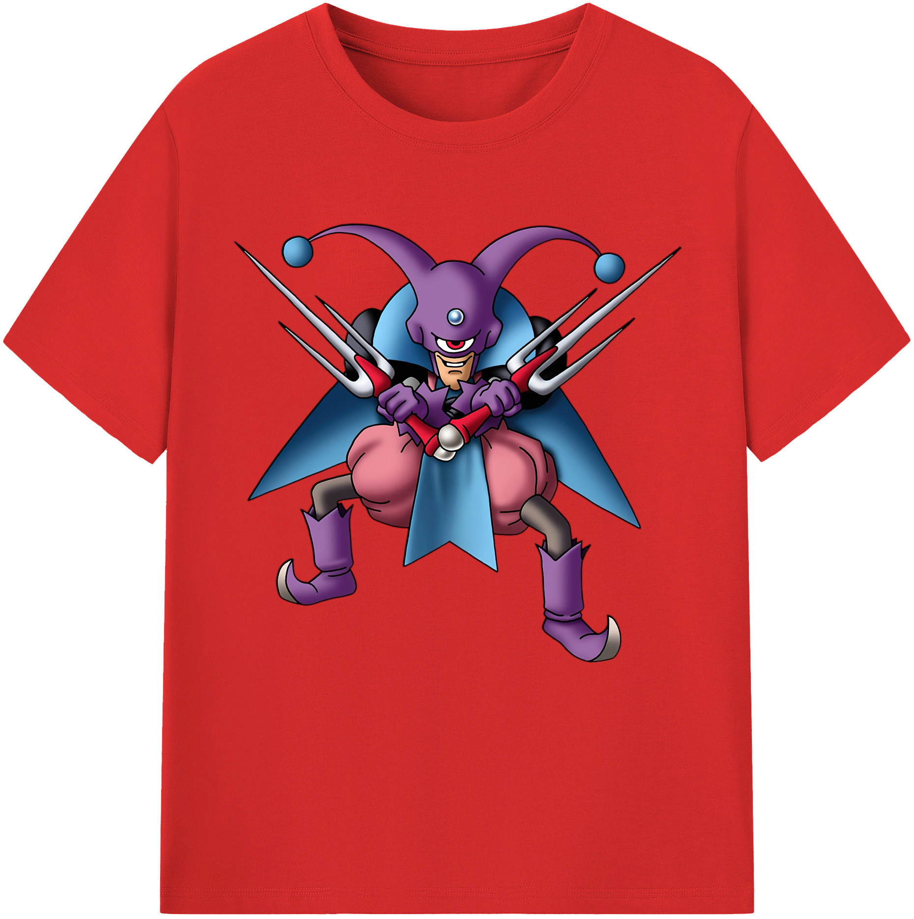 （画像用） ドラゴンクエスト Doragon Kuesuto Dragon Quest 綿100％半袖Tシャツ（フロントプリント）