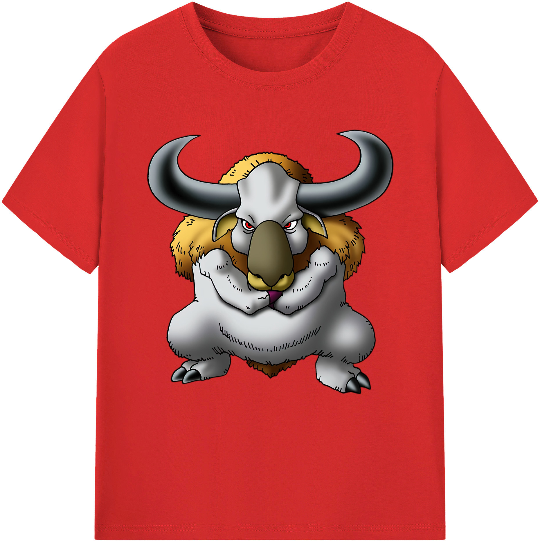 （画像用） ドラゴンクエスト Doragon Kuesuto Dragon Quest 綿100％半袖Tシャツ（フロントプリント）