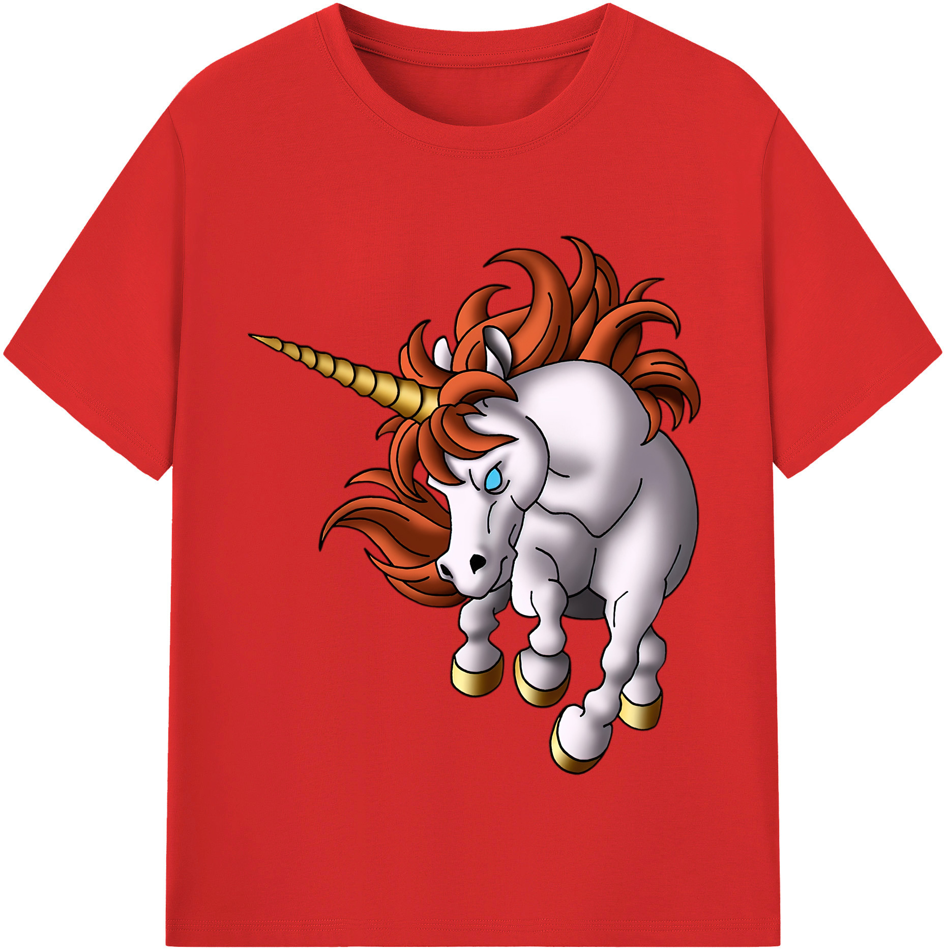 （画像用） ドラゴンクエスト Doragon Kuesuto Dragon Quest 綿100％半袖Tシャツ（フロントプリント）