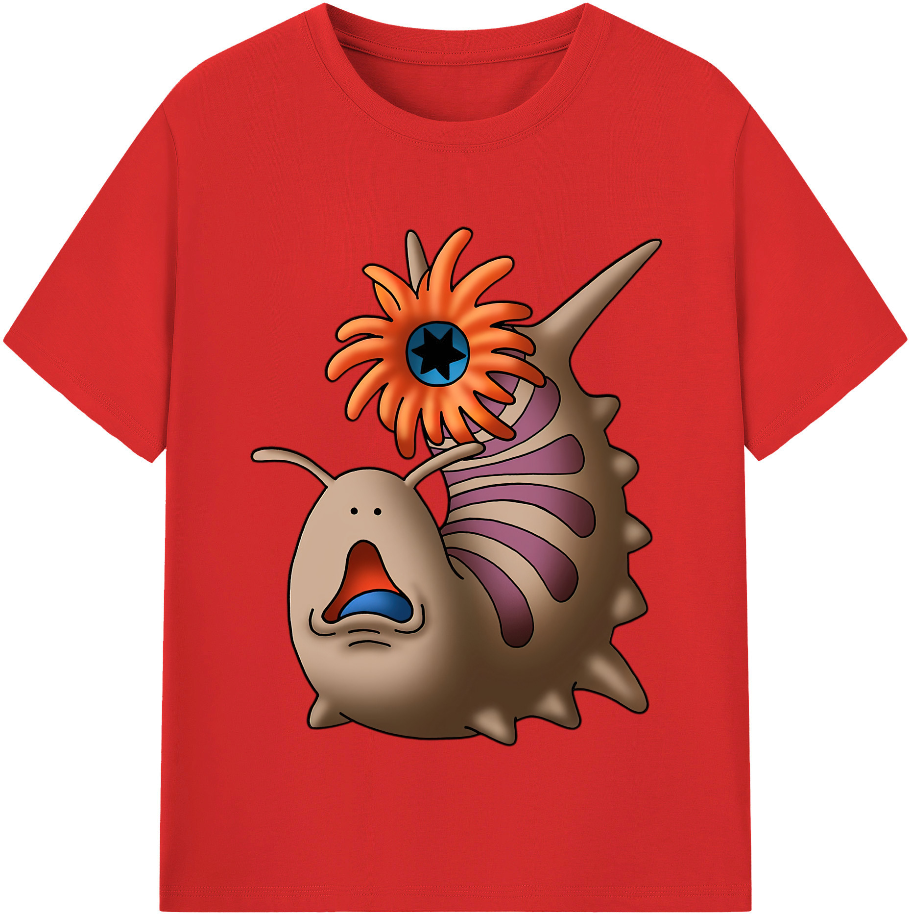 （画像用） ドラゴンクエスト Doragon Kuesuto Dragon Quest 綿100％半袖Tシャツ（フロントプリント）