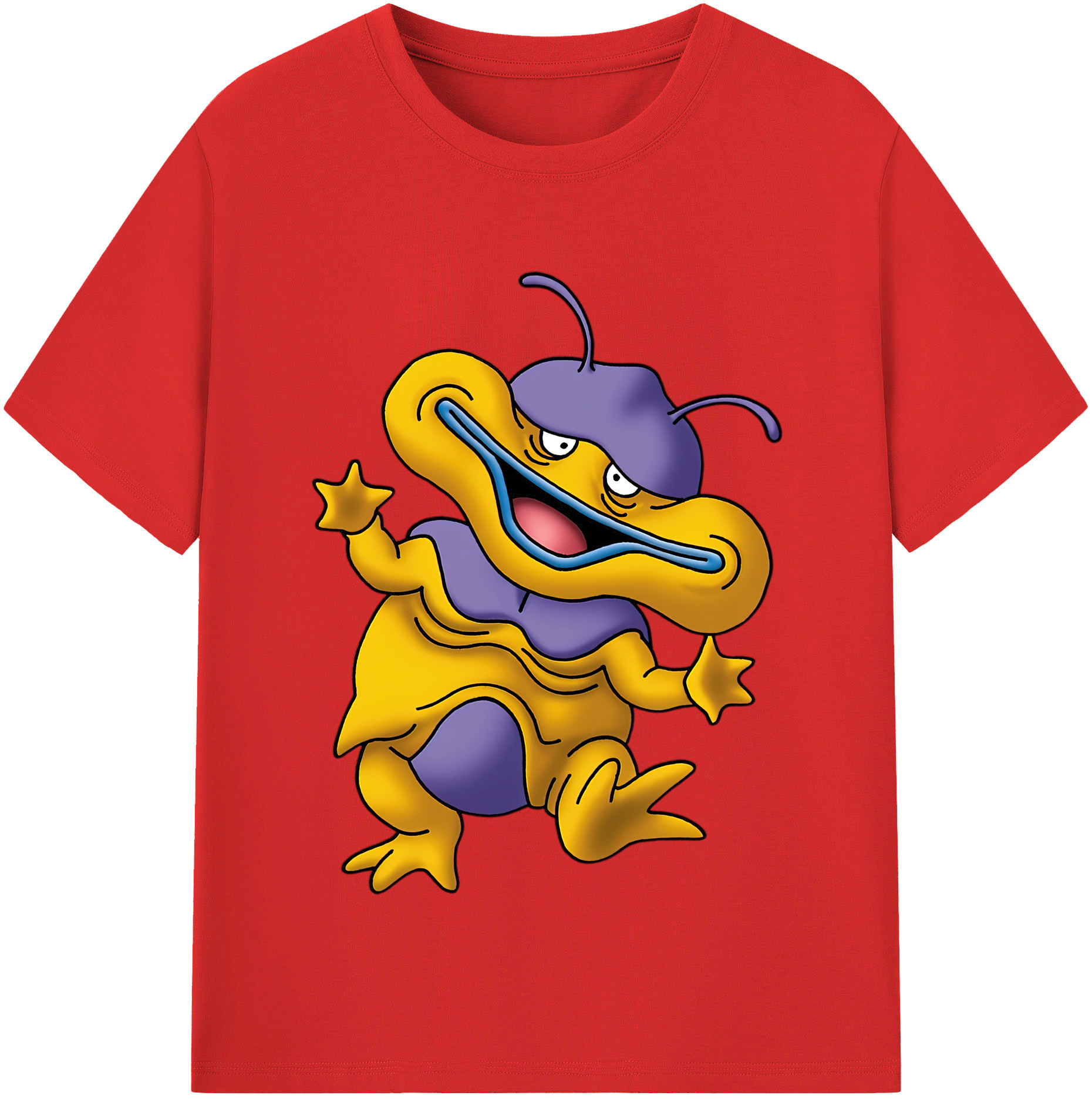 （画像用） ドラゴンクエスト Doragon Kuesuto Dragon Quest 綿100％半袖Tシャツ（フロントプリント）