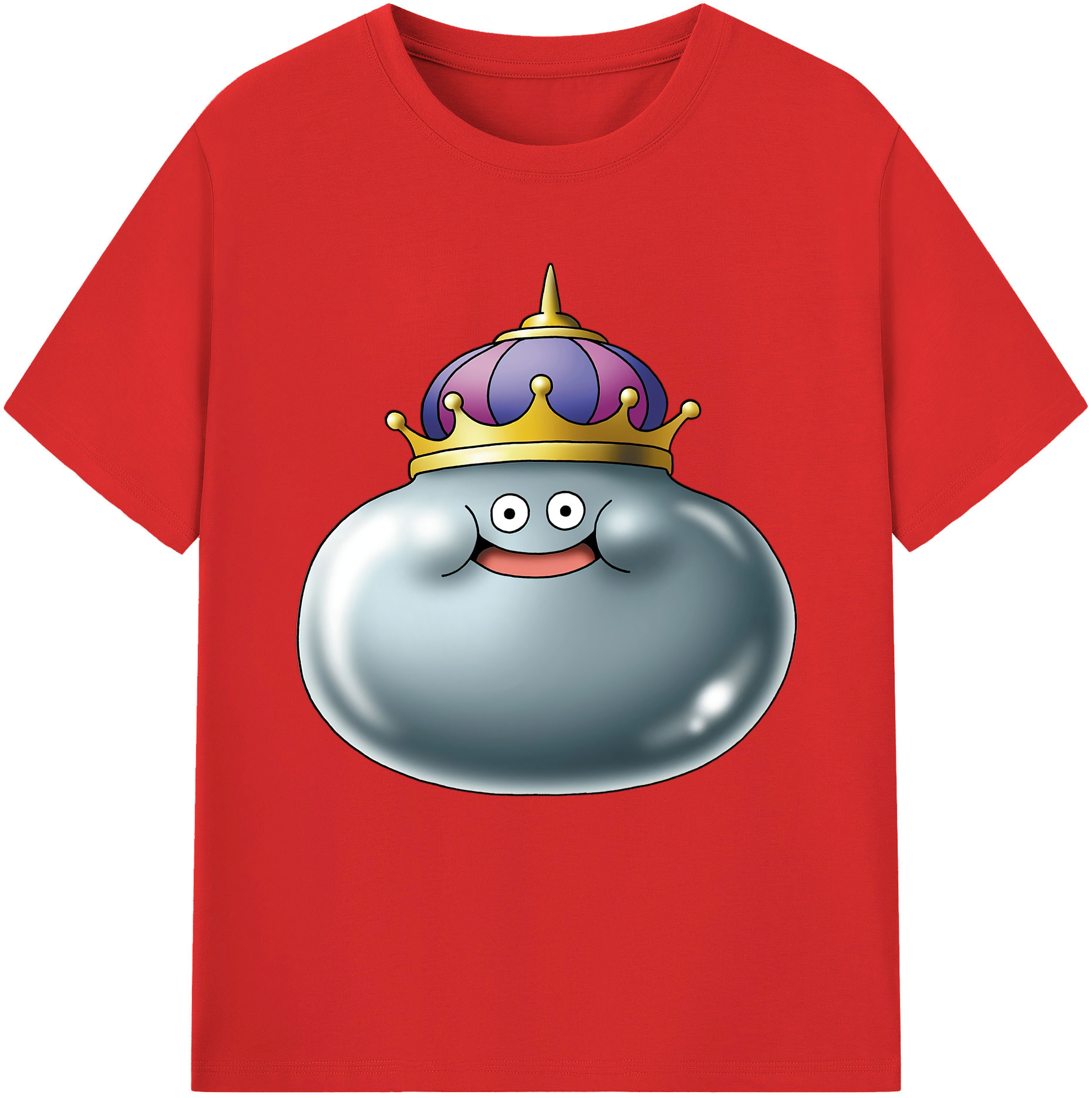 （画像用） ドラゴンクエスト Doragon Kuesuto Dragon Quest 綿100％半袖Tシャツ（フロントプリント）