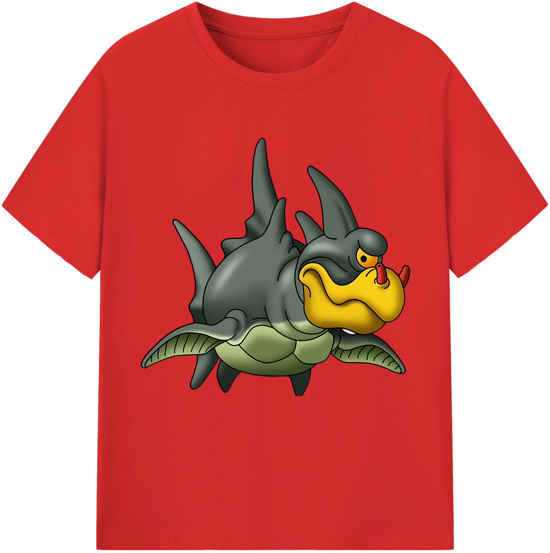 （画像用） ドラゴンクエスト Doragon Kuesuto Dragon Quest 綿100％半袖Tシャツ（フロントプリント）
