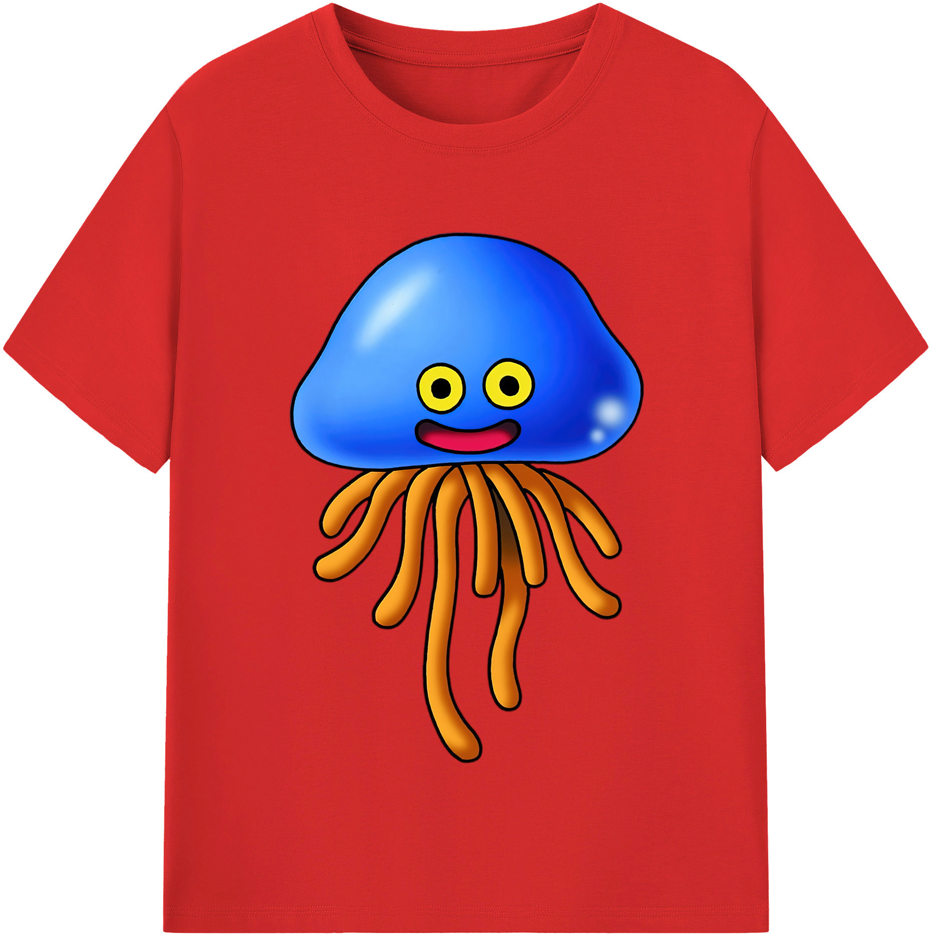 （画像用） ドラゴンクエスト Doragon Kuesuto Dragon Quest 綿100％半袖Tシャツ（フロントプリント）