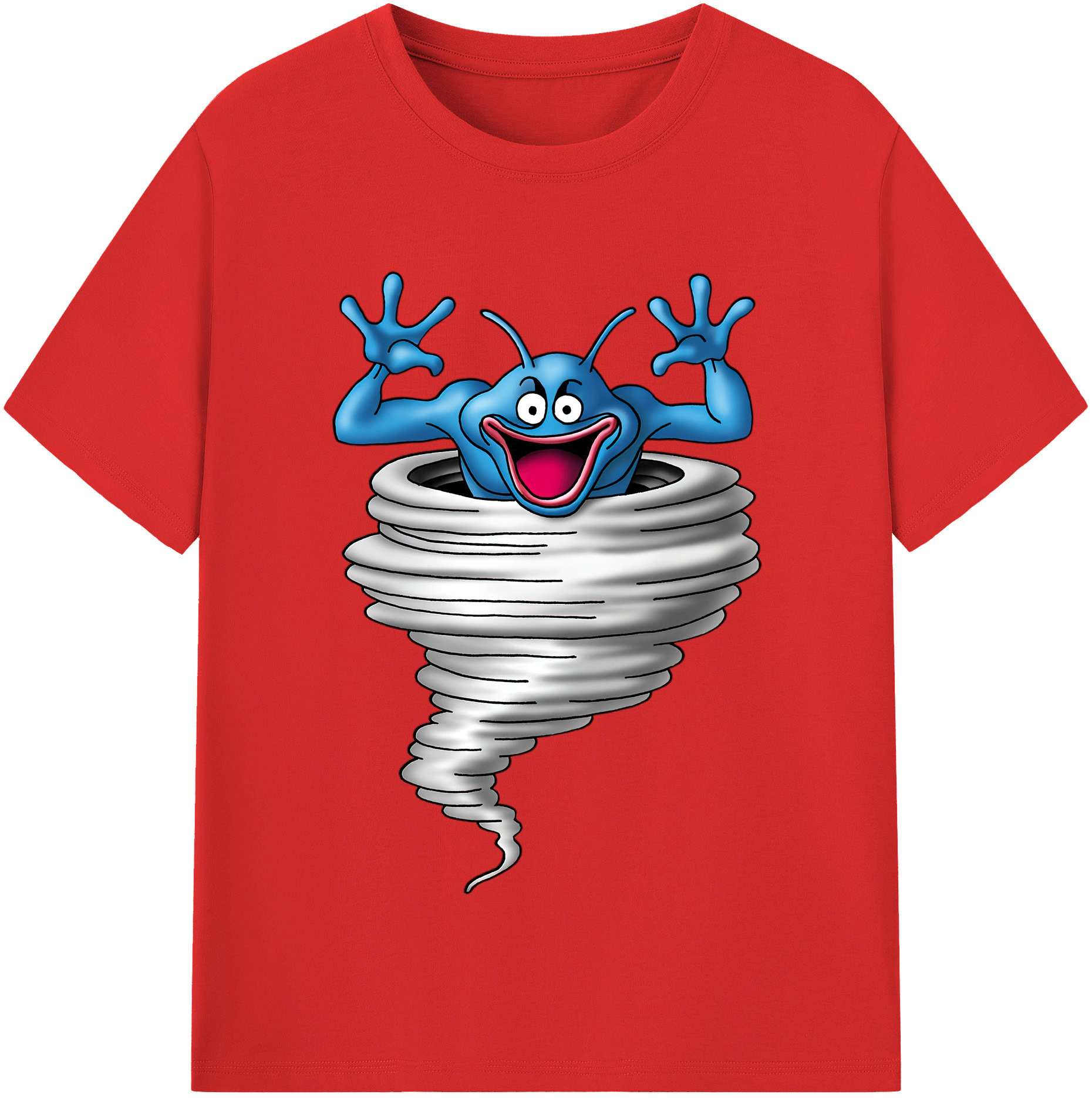 （画像用） ドラゴンクエスト Doragon Kuesuto Dragon Quest 綿100％半袖Tシャツ（フロントプリント）