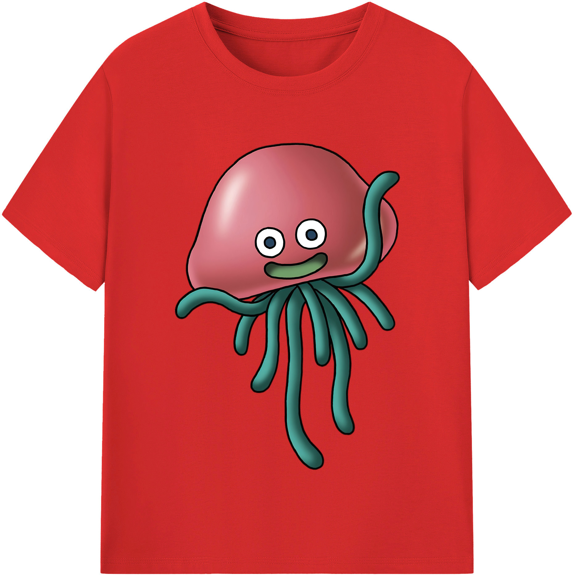 （画像用） ドラゴンクエスト Doragon Kuesuto Dragon Quest 綿100％半袖Tシャツ（フロントプリント）