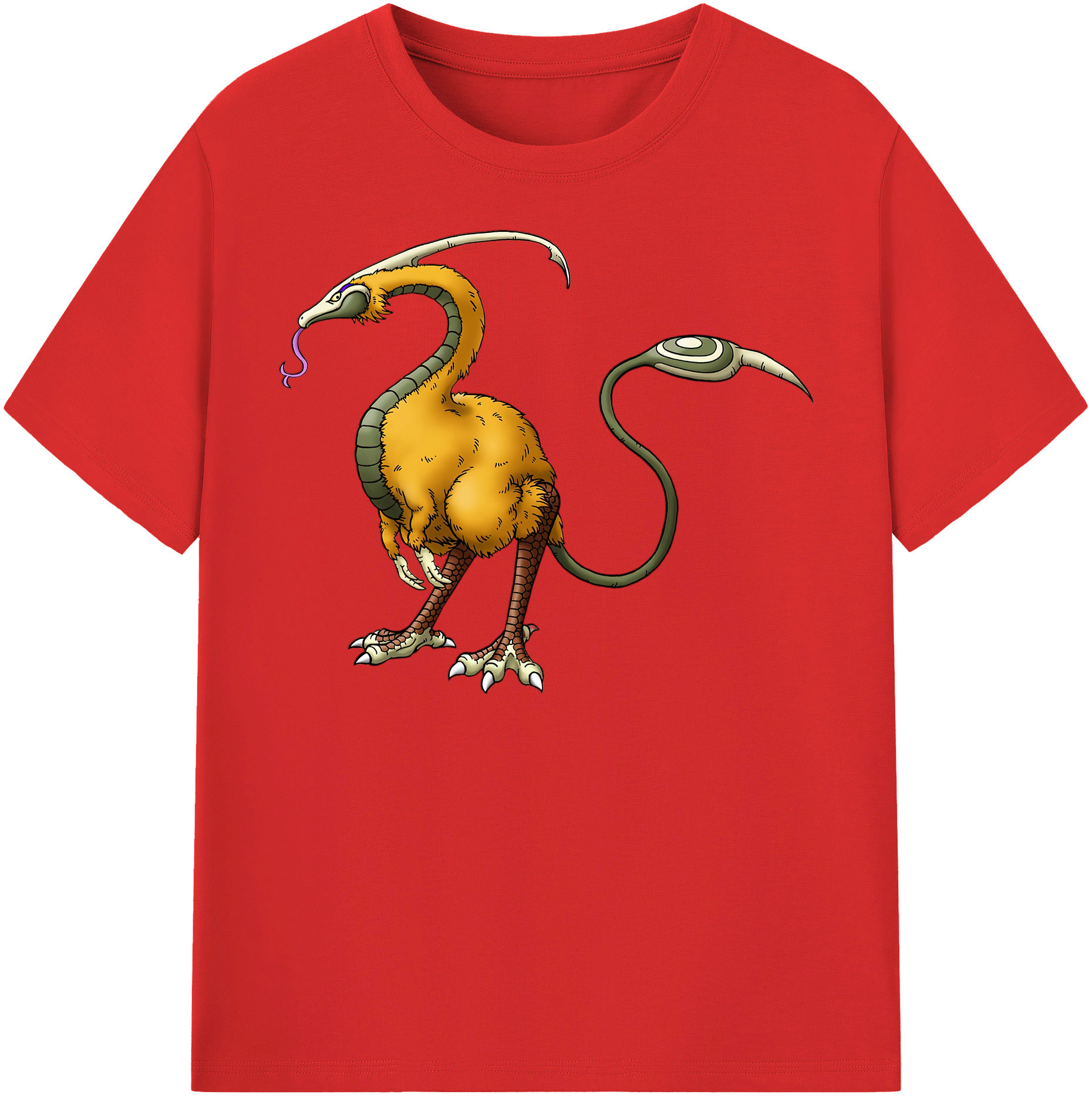 （画像用） ドラゴンクエスト Doragon Kuesuto Dragon Quest 綿100％半袖Tシャツ（フロントプリント）