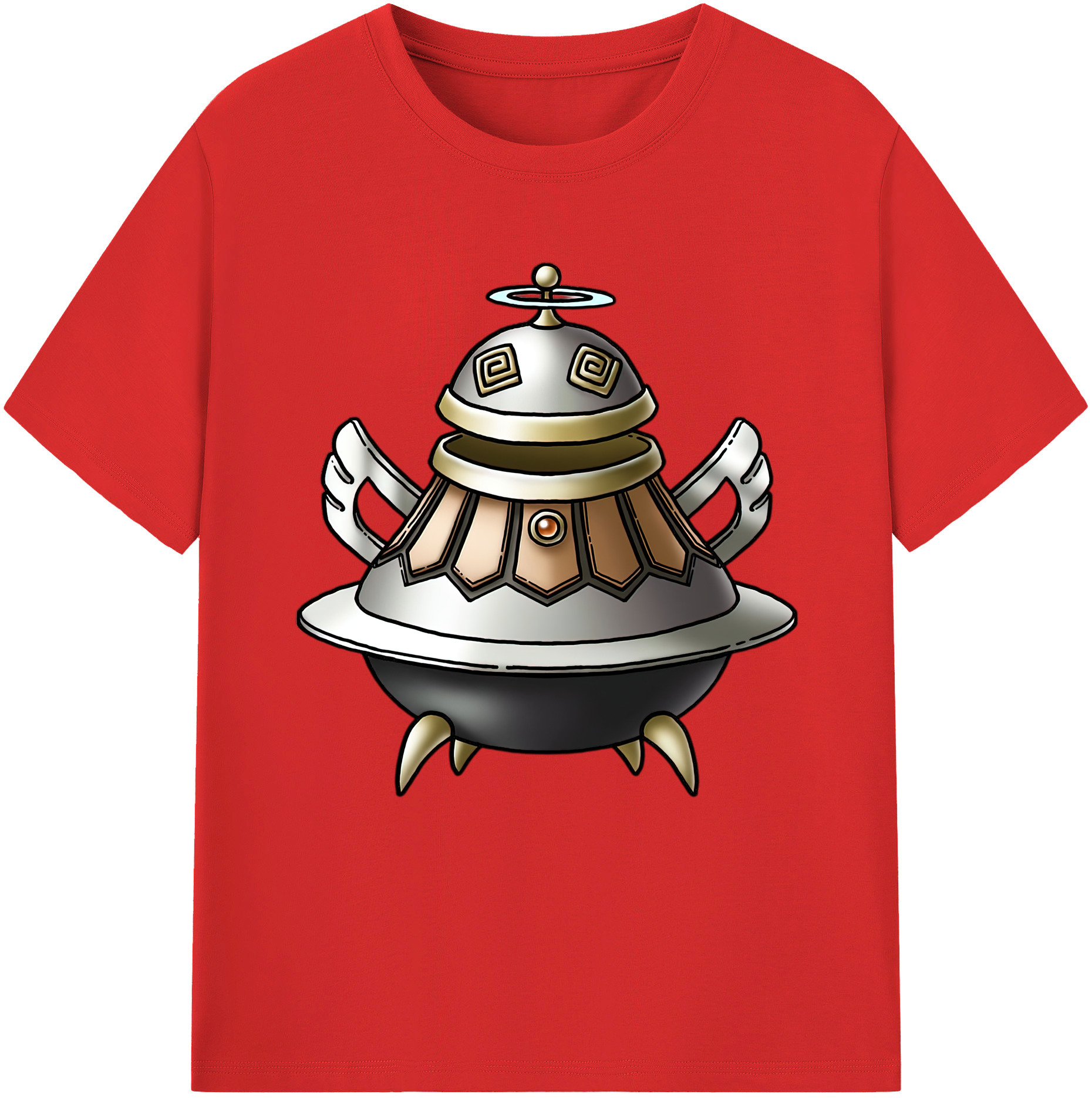 （画像用） ドラゴンクエスト Doragon Kuesuto Dragon Quest 綿100％半袖Tシャツ（フロントプリント）