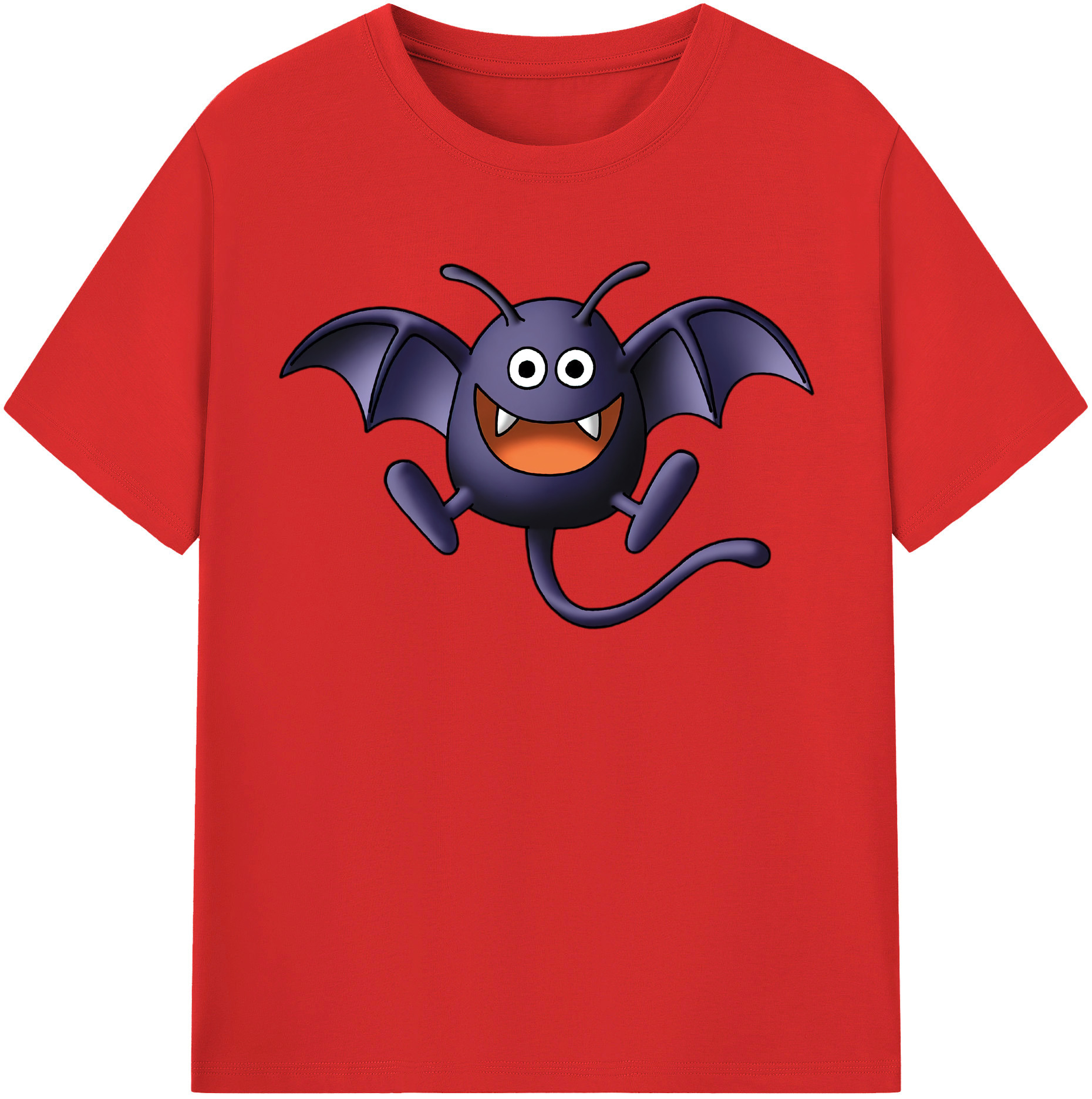 （画像用） ドラゴンクエスト Doragon Kuesuto Dragon Quest 綿100％半袖Tシャツ（フロントプリント）