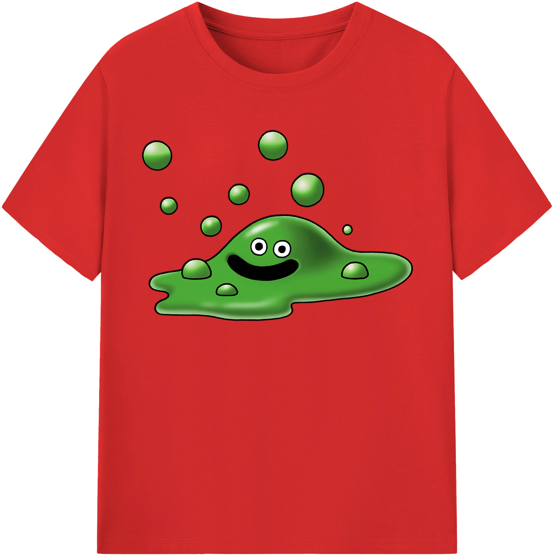 （画像用） ドラゴンクエスト Doragon Kuesuto Dragon Quest 綿100％半袖Tシャツ（フロントプリント）