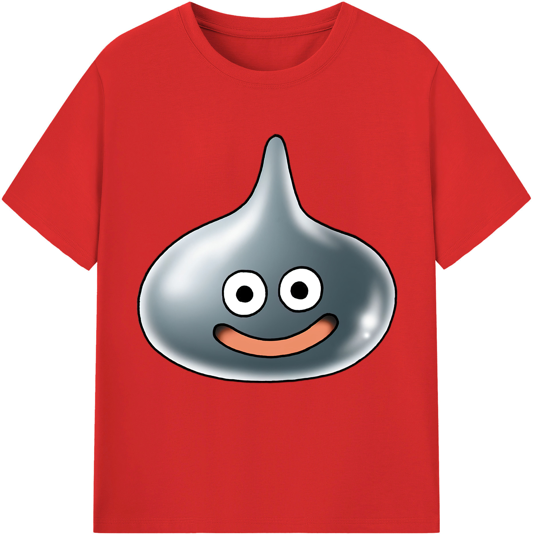 （画像用） ドラゴンクエスト Doragon Kuesuto Dragon Quest 綿100％半袖Tシャツ（フロントプリント）