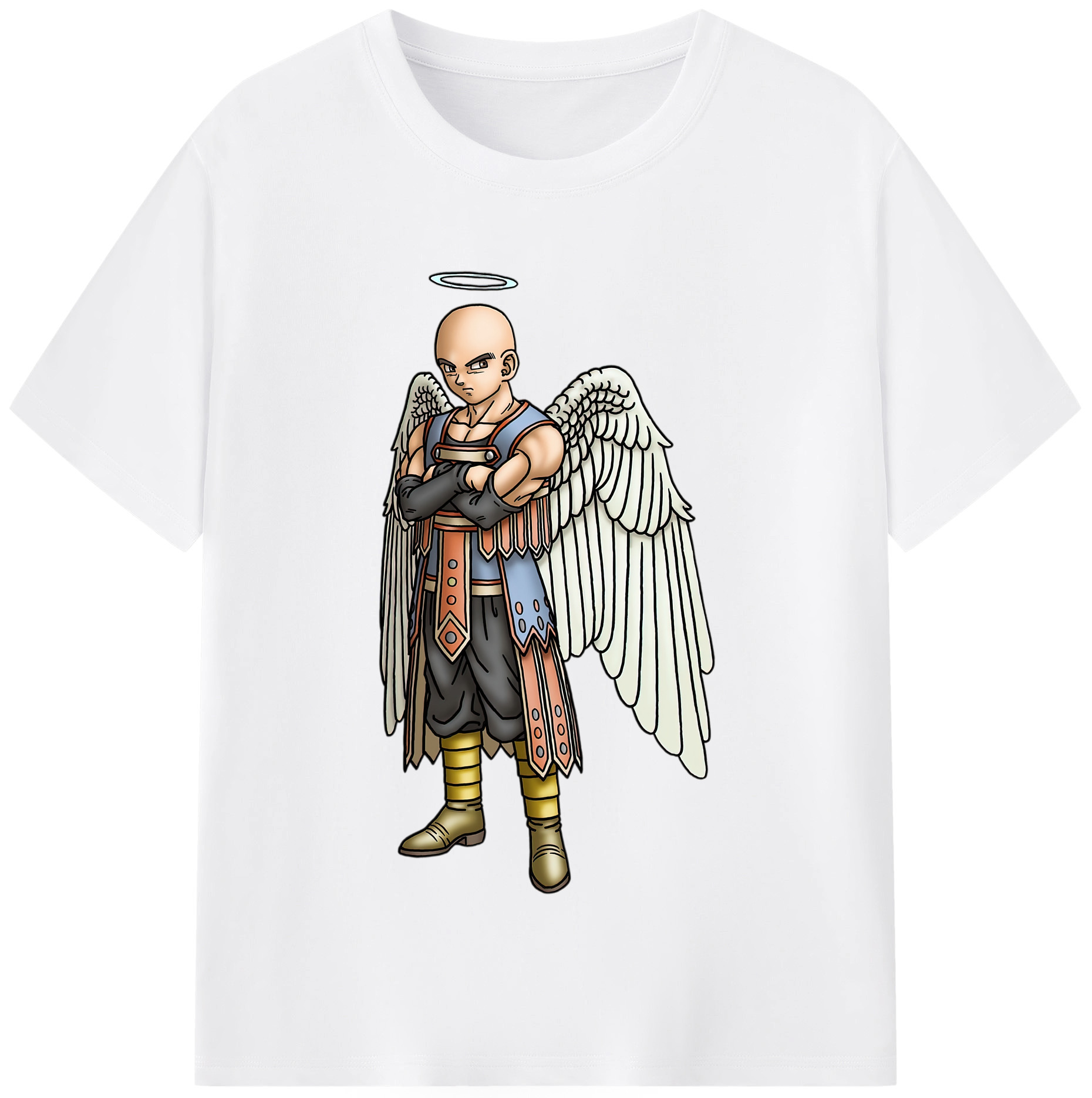 （画像用） ドラゴンクエスト Doragon Kuesuto Dragon Quest 綿100％半袖Tシャツ（フロントプリント）