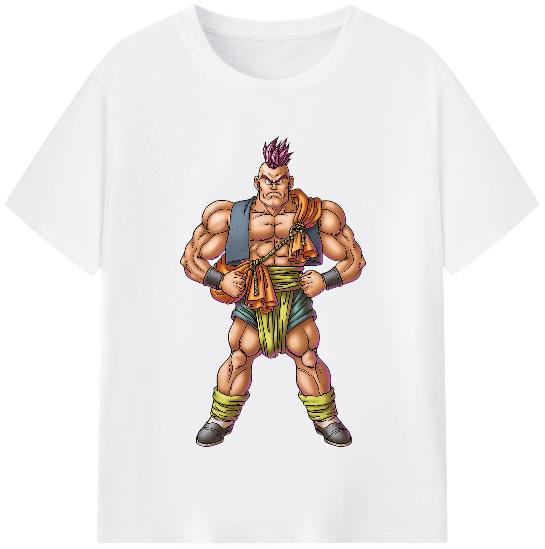 （画像用） ドラゴンクエスト Doragon Kuesuto Dragon Quest 綿100％半袖Tシャツ（フロントプリント）