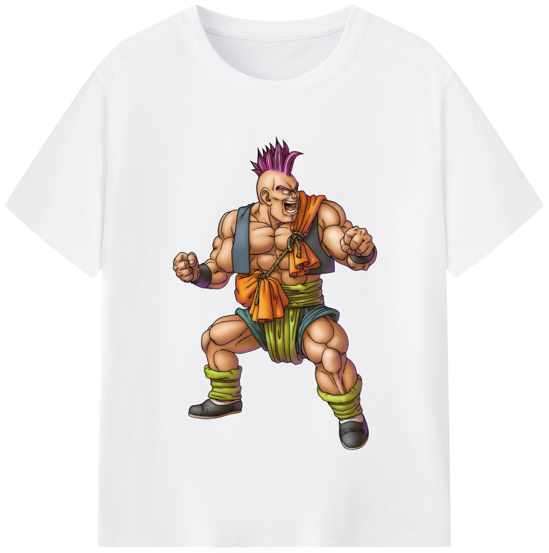 （画像用） ドラゴンクエスト Doragon Kuesuto Dragon Quest 綿100％半袖Tシャツ（フロントプリント）